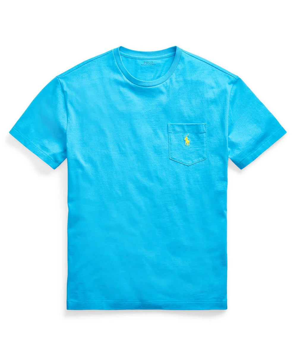 Polo Ralph Lauren Short Sleeve Solid Pocket Crewneck Tee Shirt - Image 10