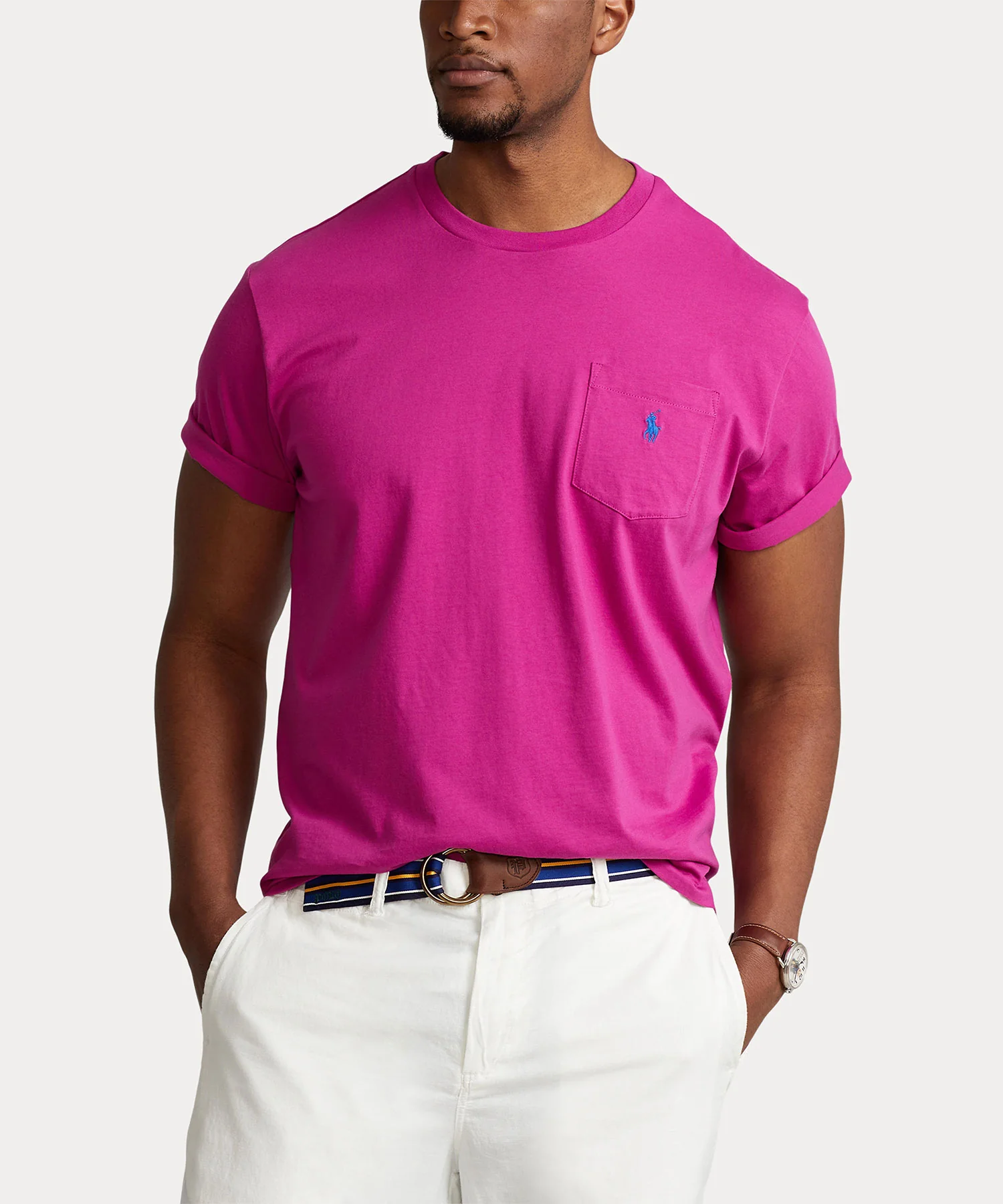 Polo Ralph Lauren Short Sleeve Solid Pocket Crewneck Tee Shirt - Image 15