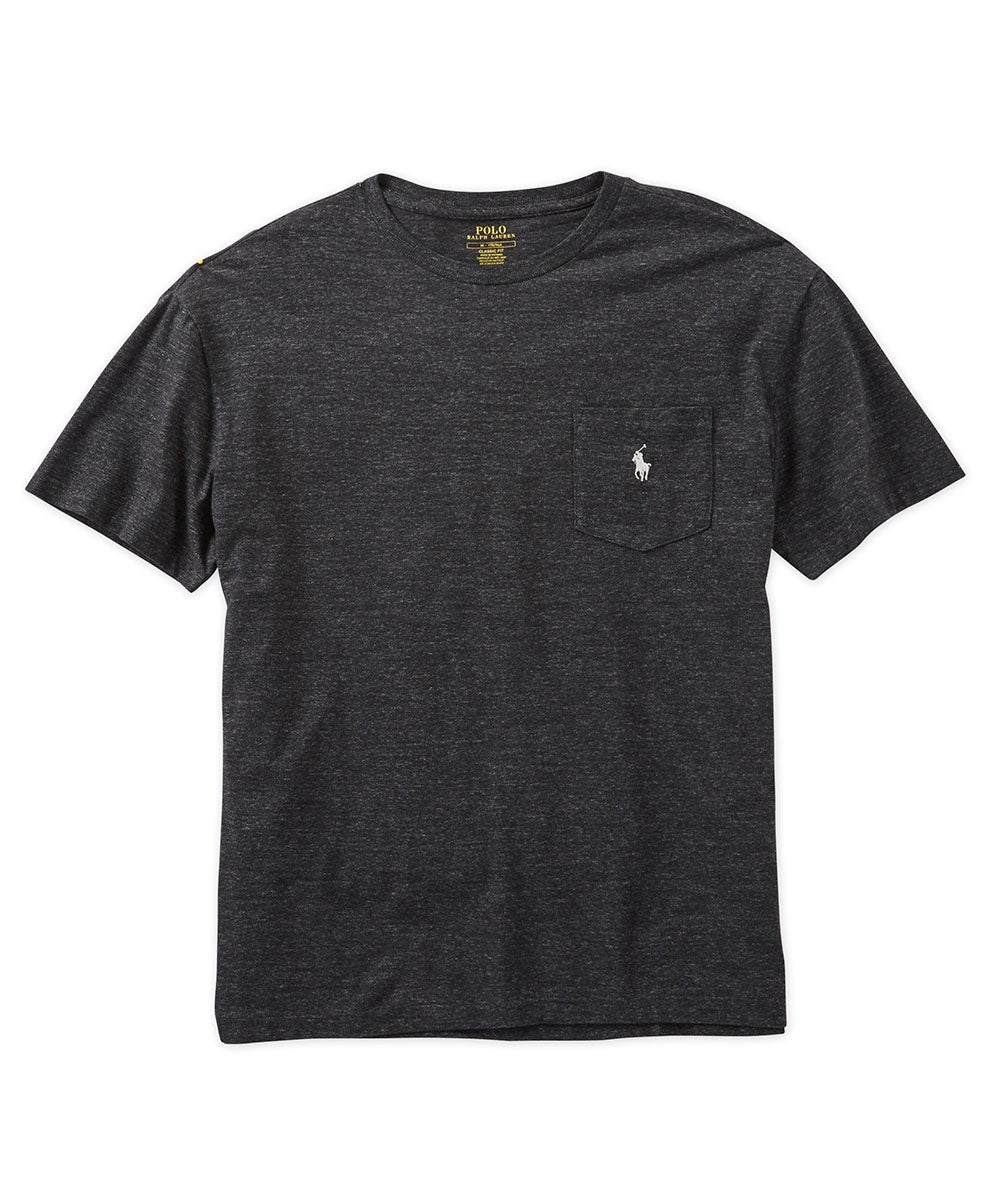 Polo Ralph Lauren Short Sleeve Solid Pocket Crewneck Tee Shirt - Image 5