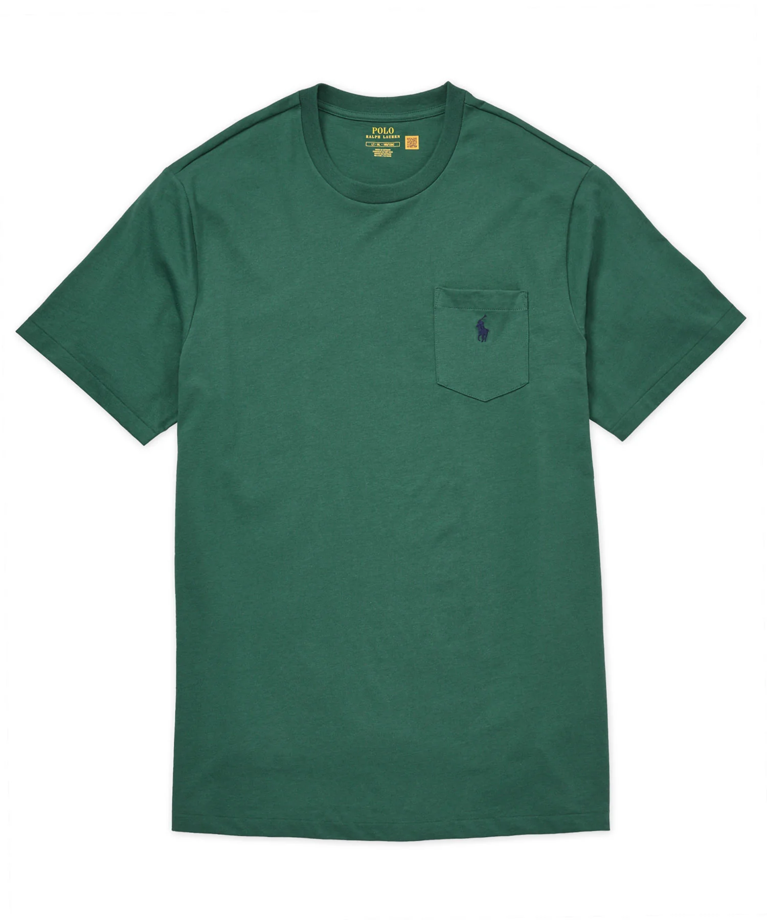 Polo Ralph Lauren Short Sleeve Solid Pocket Crewneck Tee Shirt - Image 8