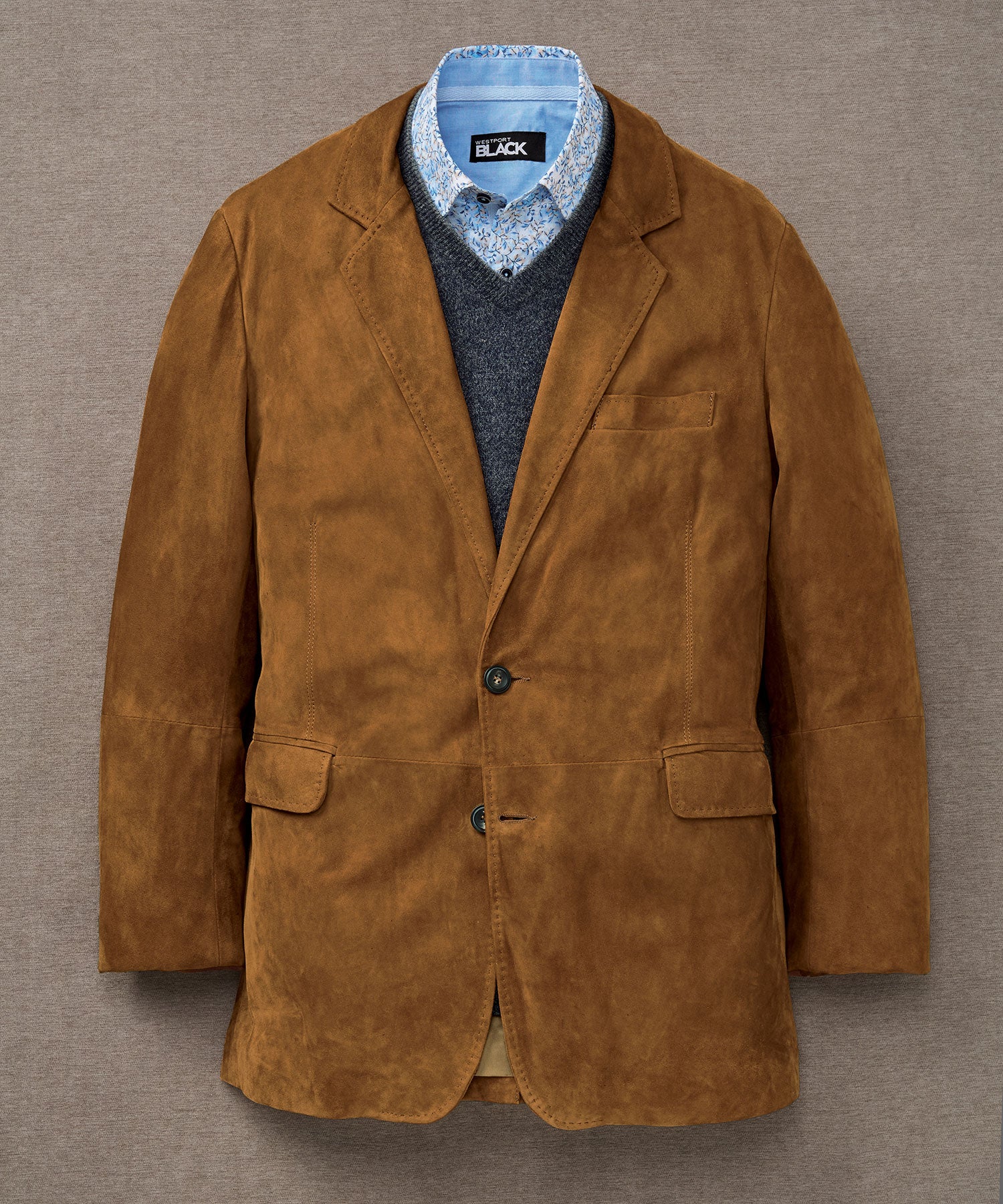 Westport Black Goat Suede Blazer - Image 10