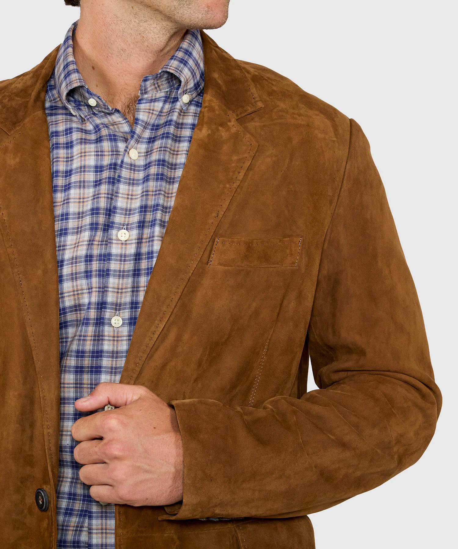 Westport Black Goat Suede Blazer - Image 8