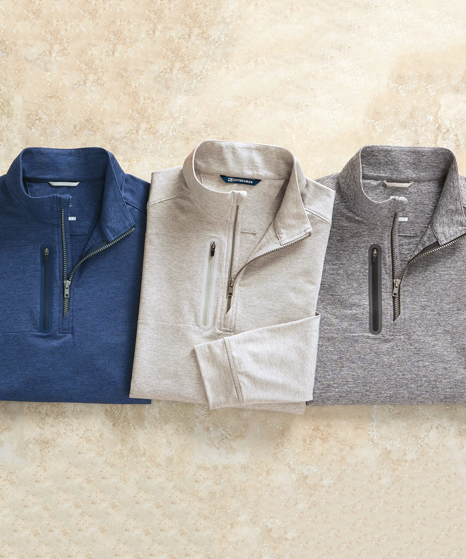 Cutter & Buck Drytec Stealth Half-Zip Pullover - Image 3
