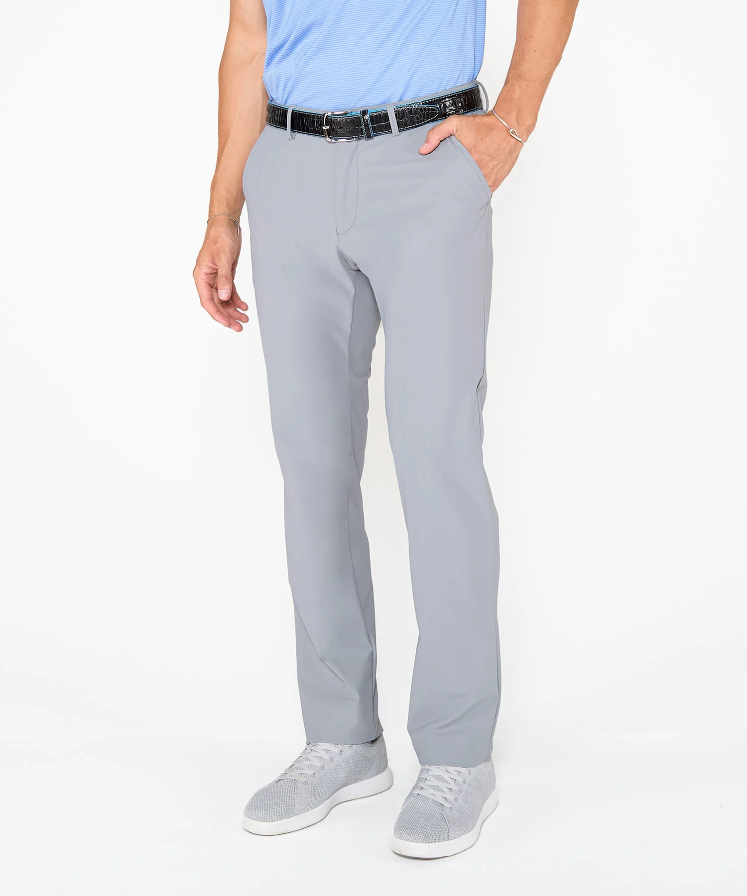 Westport Black Techno Ultimate Gab Stretch Pants - Image 10