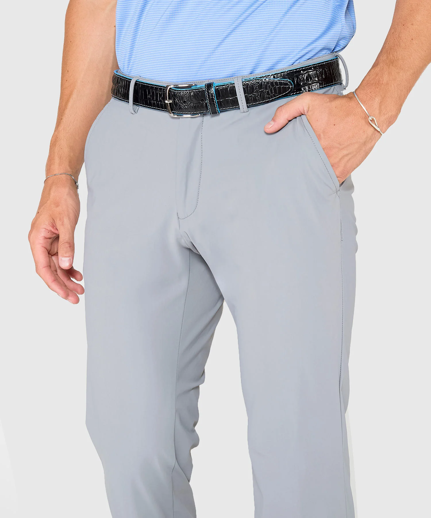 Westport Black Techno Ultimate Gab Stretch Pants - Image 11