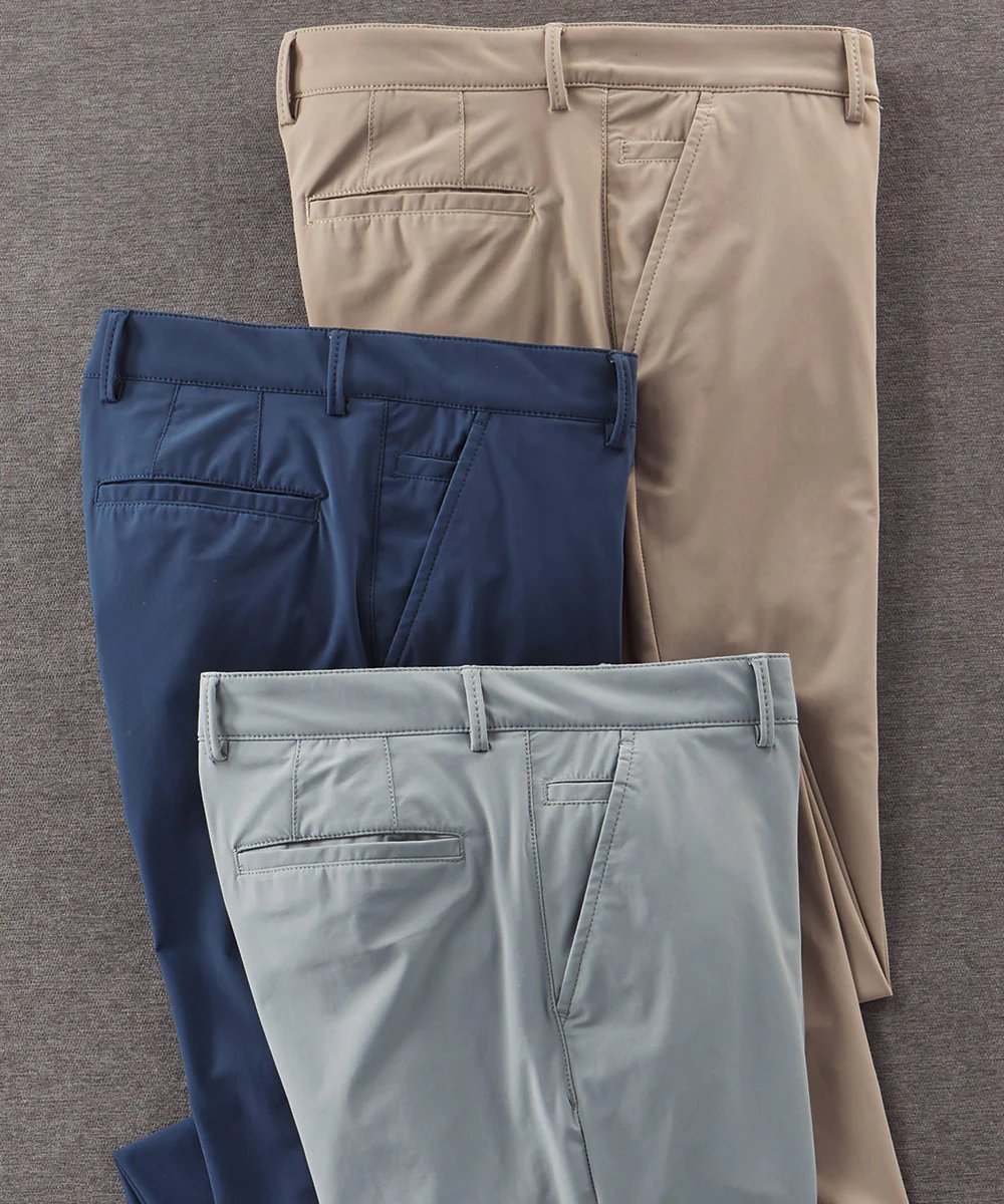 Westport Black Techno Ultimate Gab Stretch Pants - Image 3