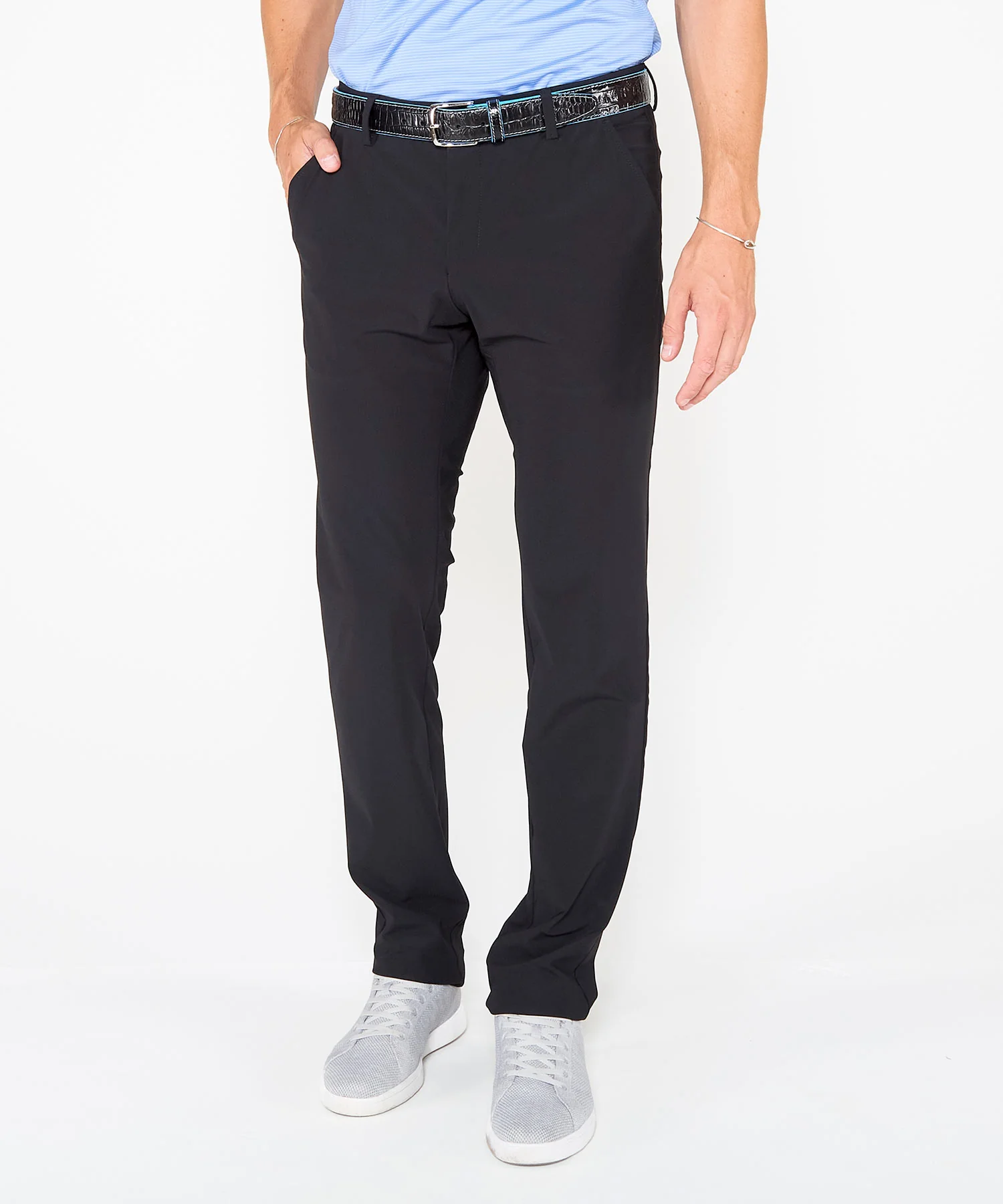 Westport Black Techno Ultimate Gab Stretch Pants - Image 6