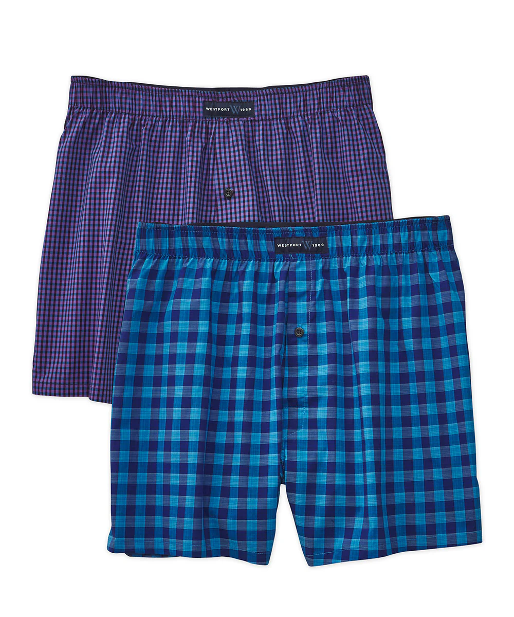 Westport 1989 Woven Cotton Boxers (2-Pack) - Image 6