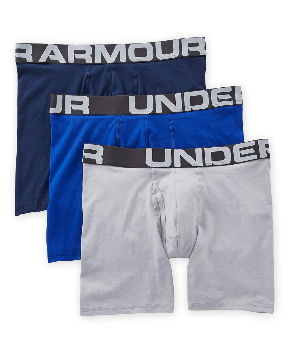 Under Armour Charged Cotton 6″ Boxerjock (3-Pack) - Image 4