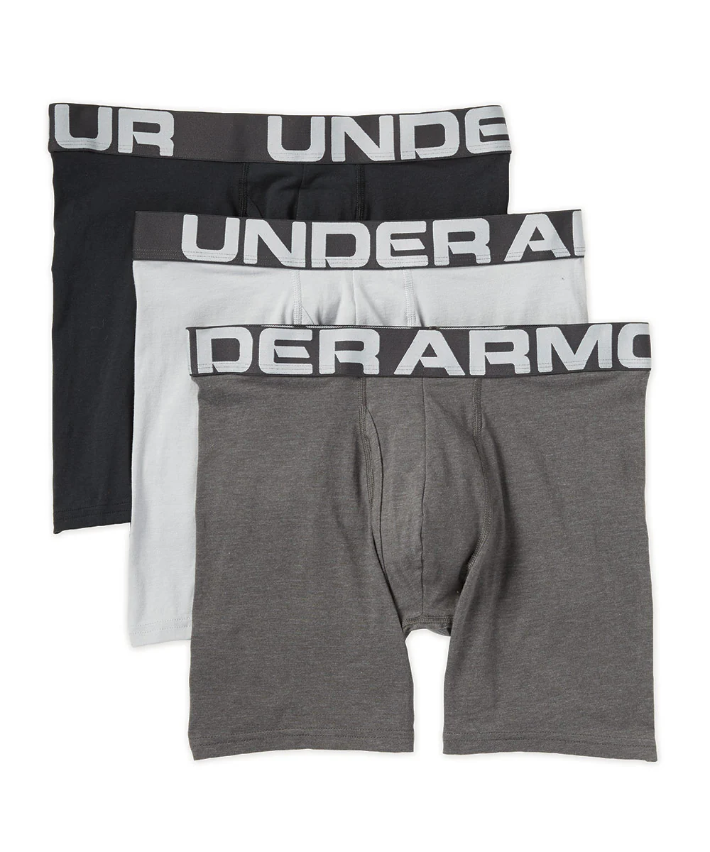 Under Armour Charged Cotton 6″ Boxerjock (3-Pack) - Image 5