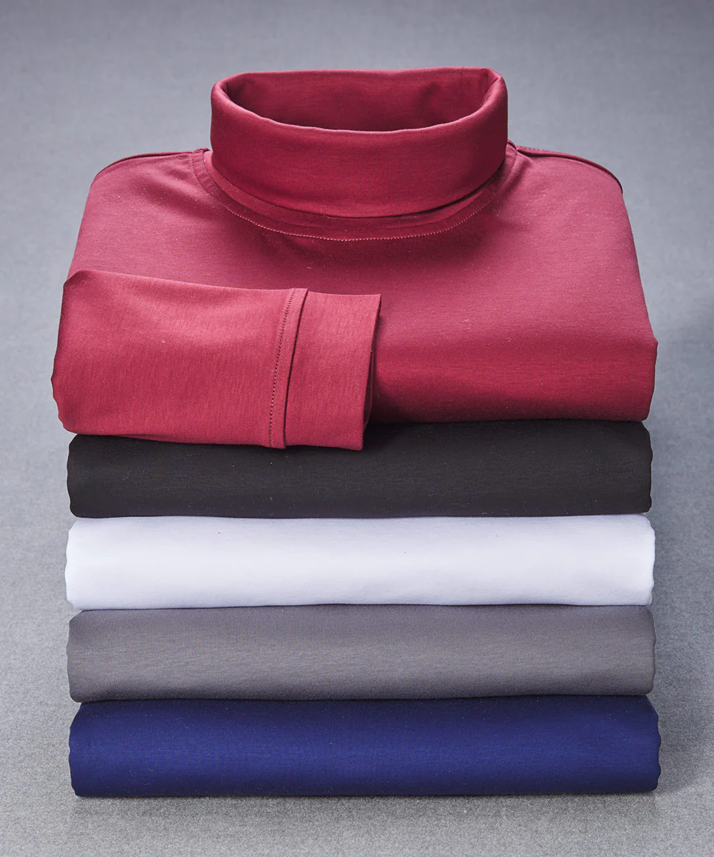 Westport Lifestyle LustreTech Cotton Turtleneck - Image 3