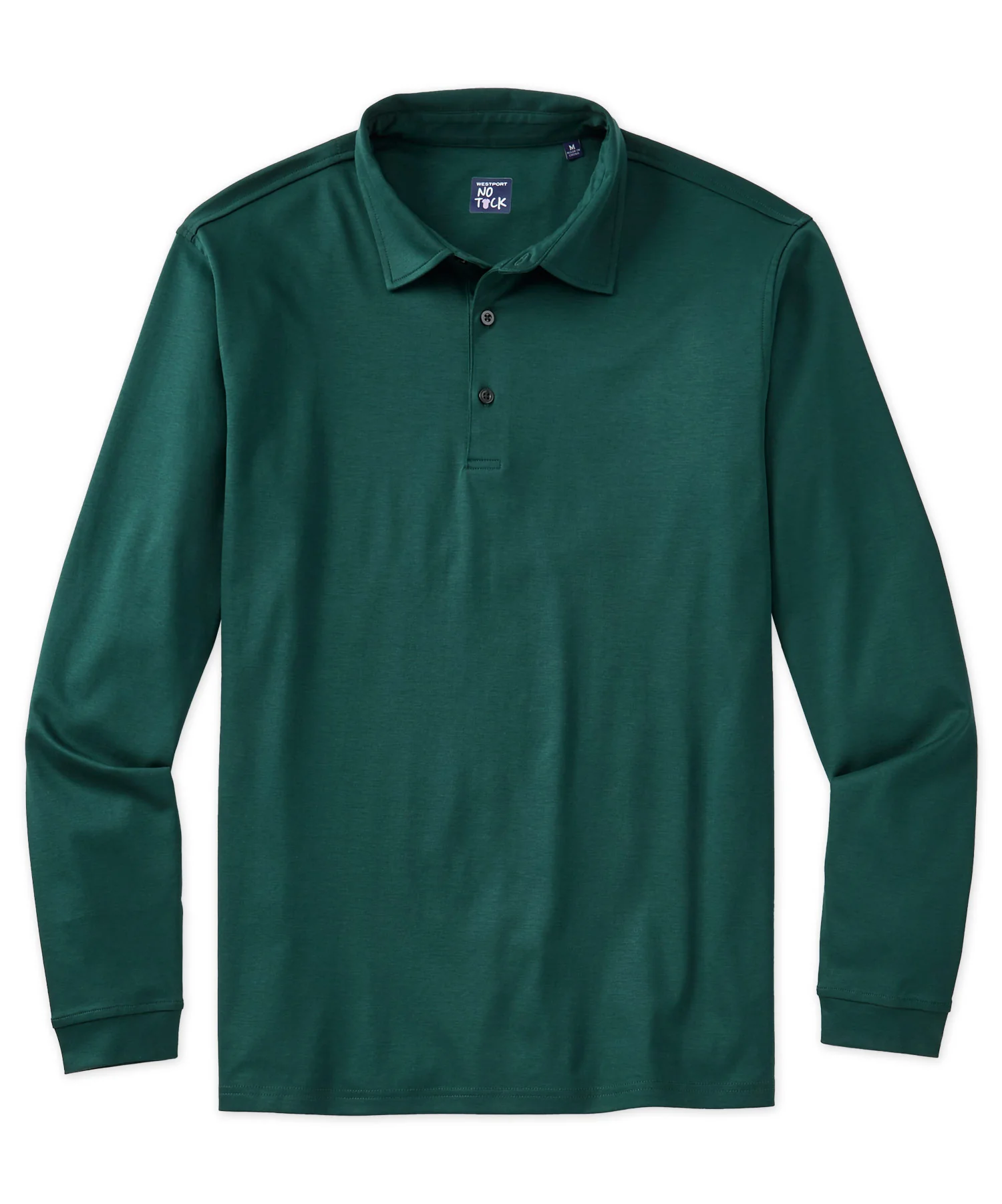 Westport No-Tuck Long Sleeve LustreTech Stretch Cotton Performance Polo - Image 5