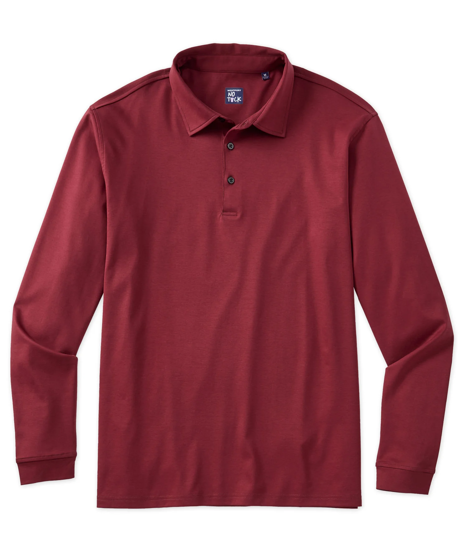 Westport No-Tuck Long Sleeve LustreTech Stretch Cotton Performance Polo - Image 6