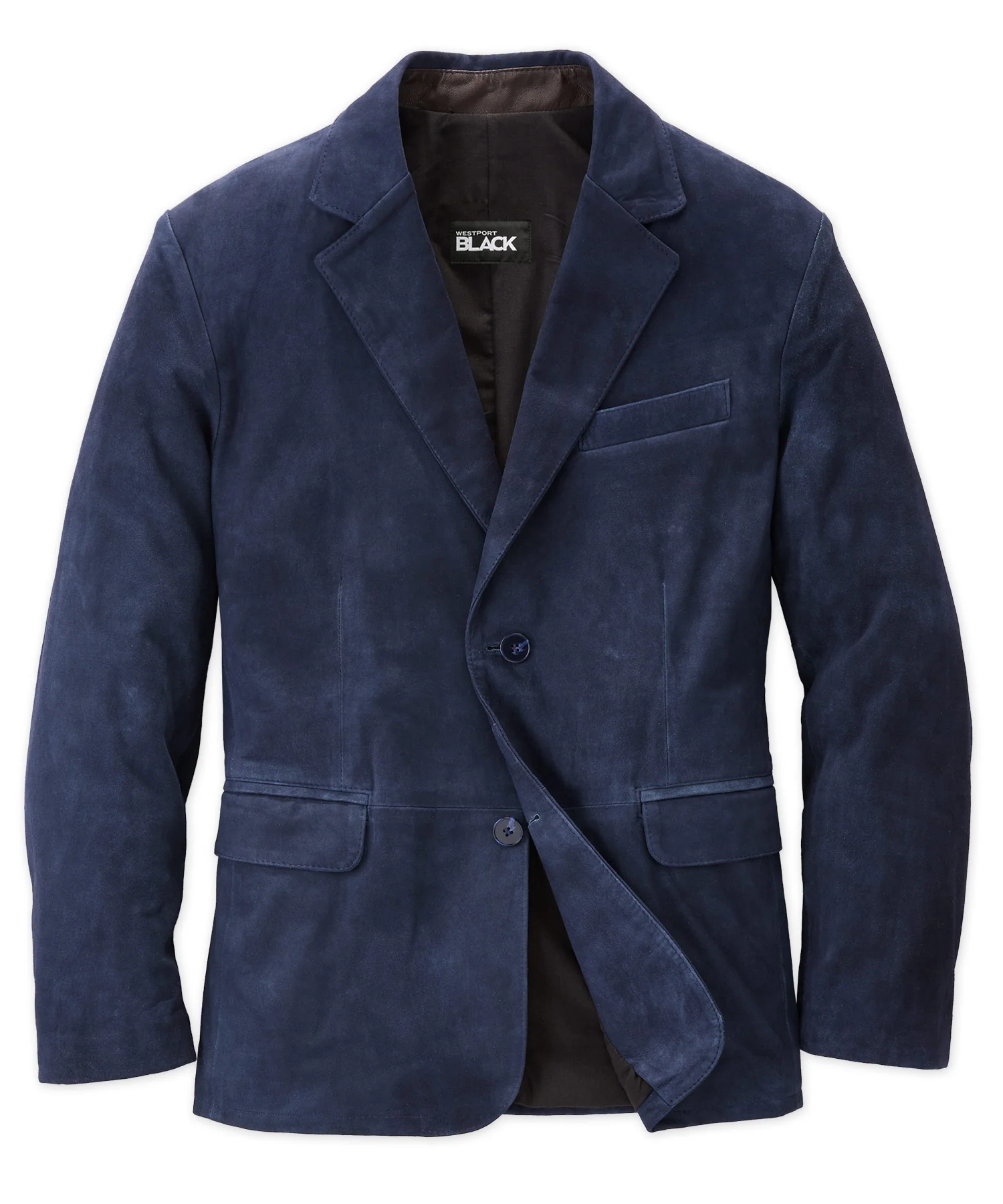 Westport Black Leather Blazer - Image 4
