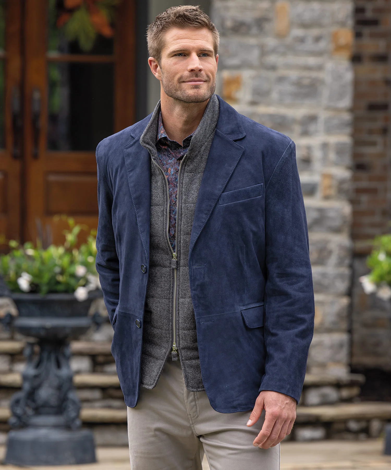 Westport Black Leather Blazer - Image 5