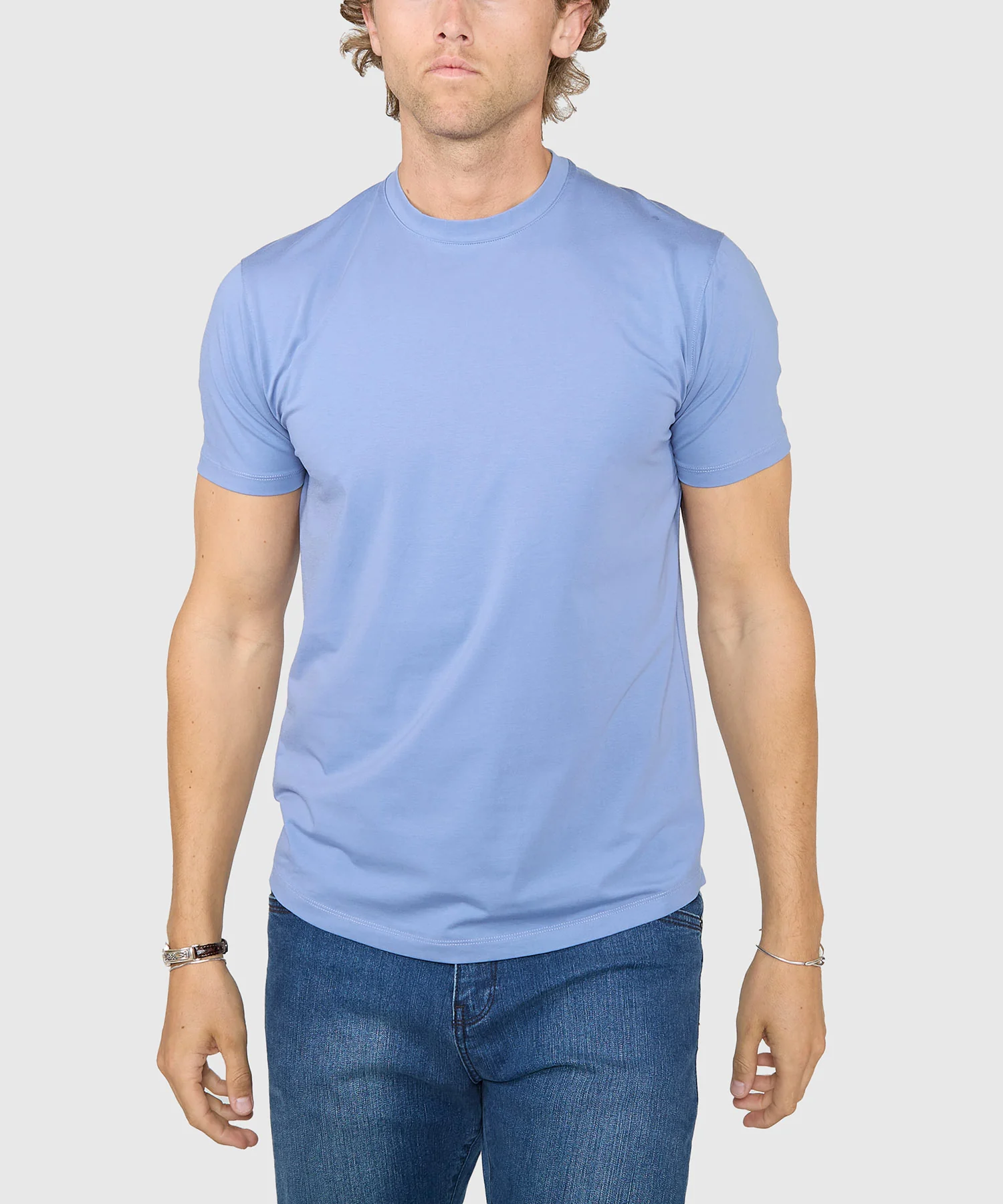 Westport No-Tuck Stretch Crew Tee Shirt - Image 10