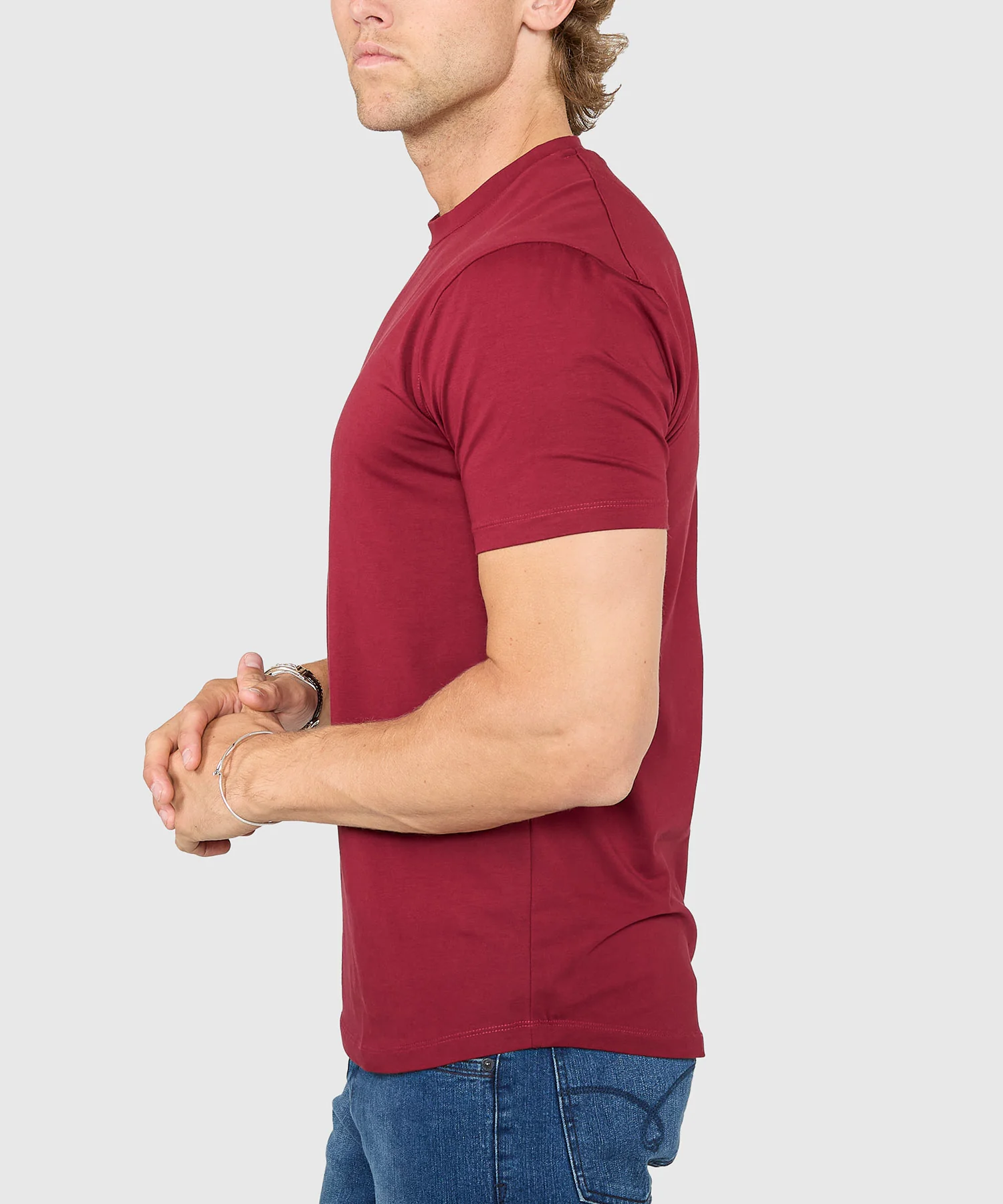 Westport No-Tuck Stretch Crew Tee Shirt - Image 13