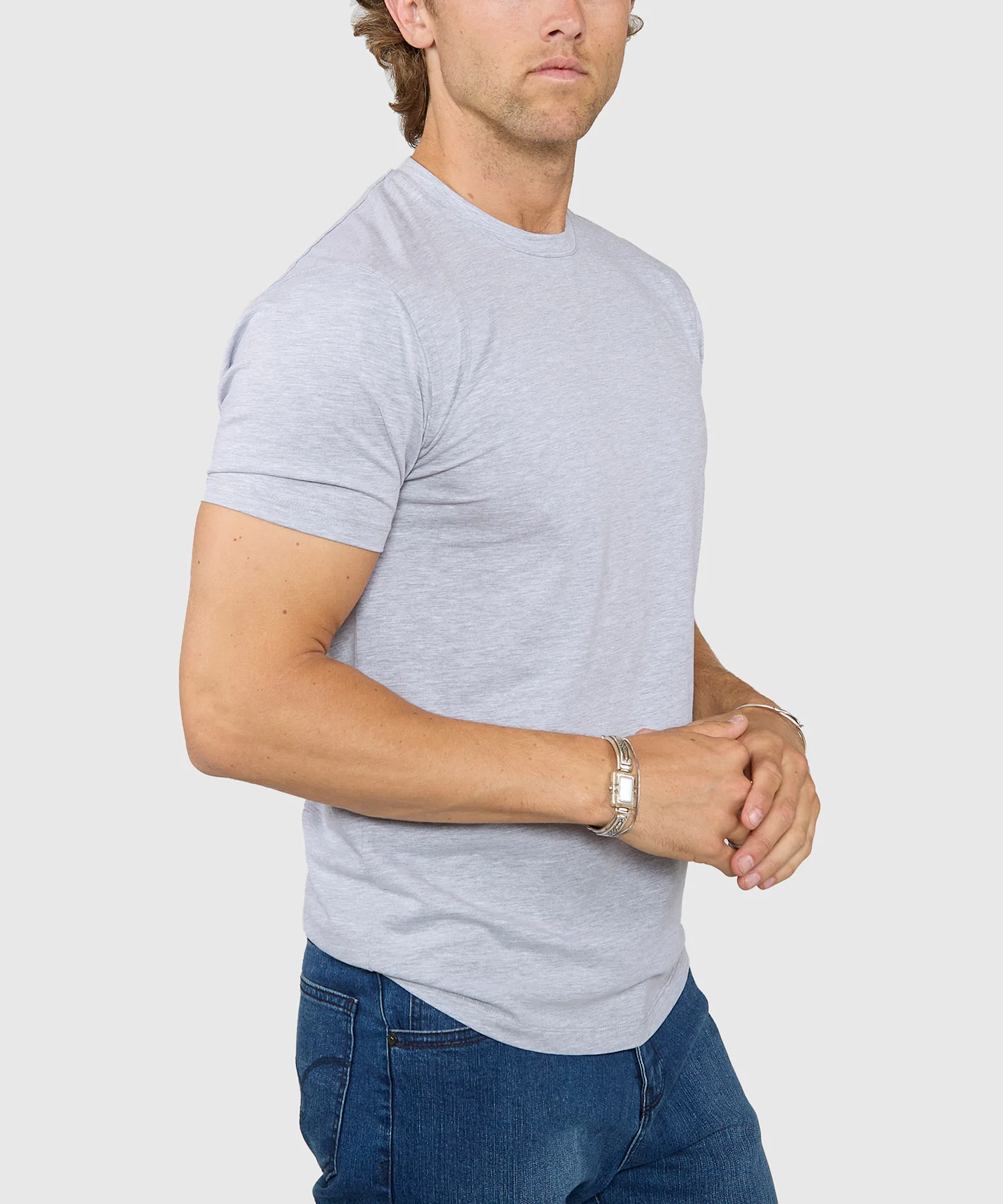 Westport No-Tuck Stretch Crew Tee Shirt - Image 21