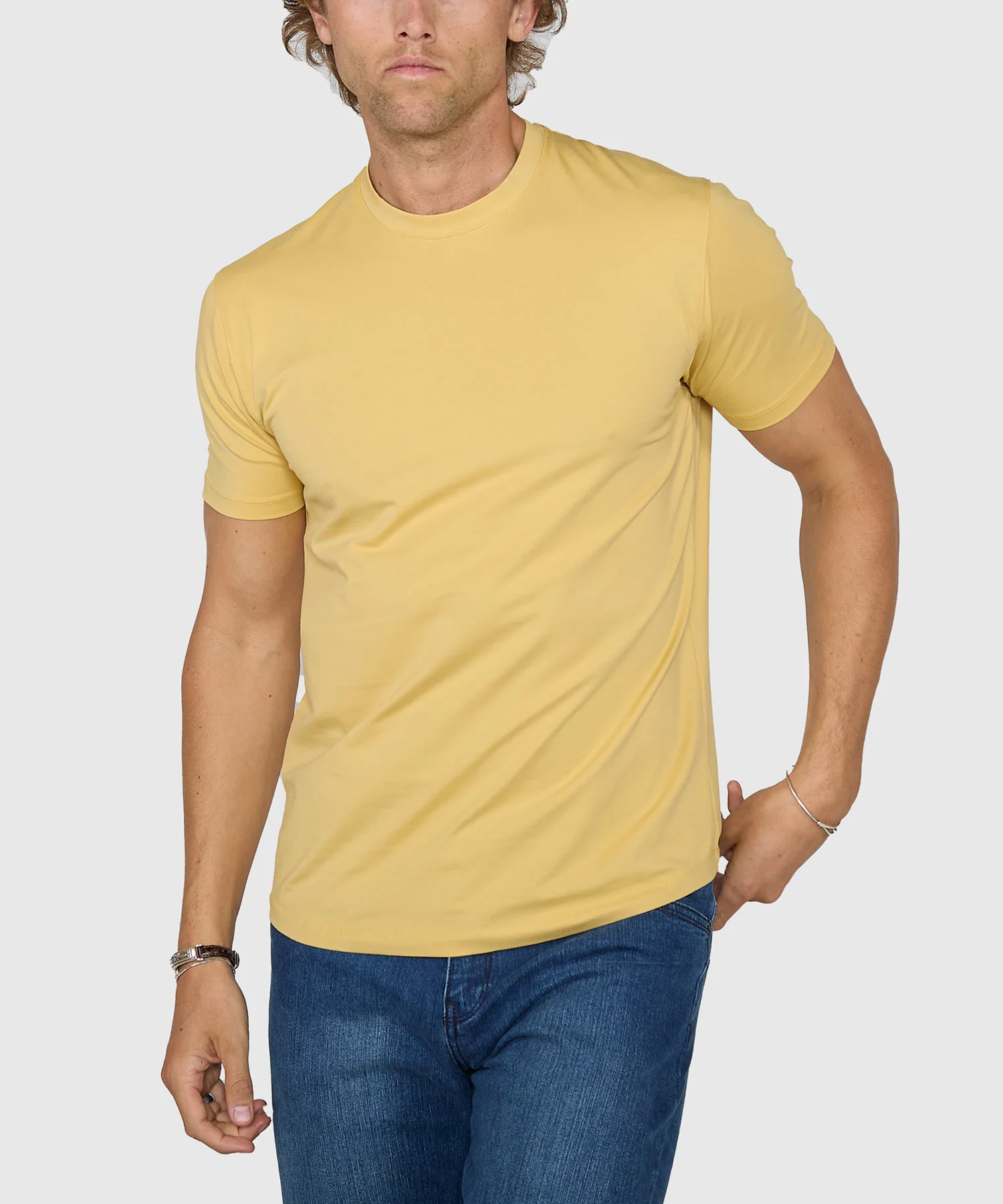 Westport No-Tuck Stretch Crew Tee Shirt - Image 25