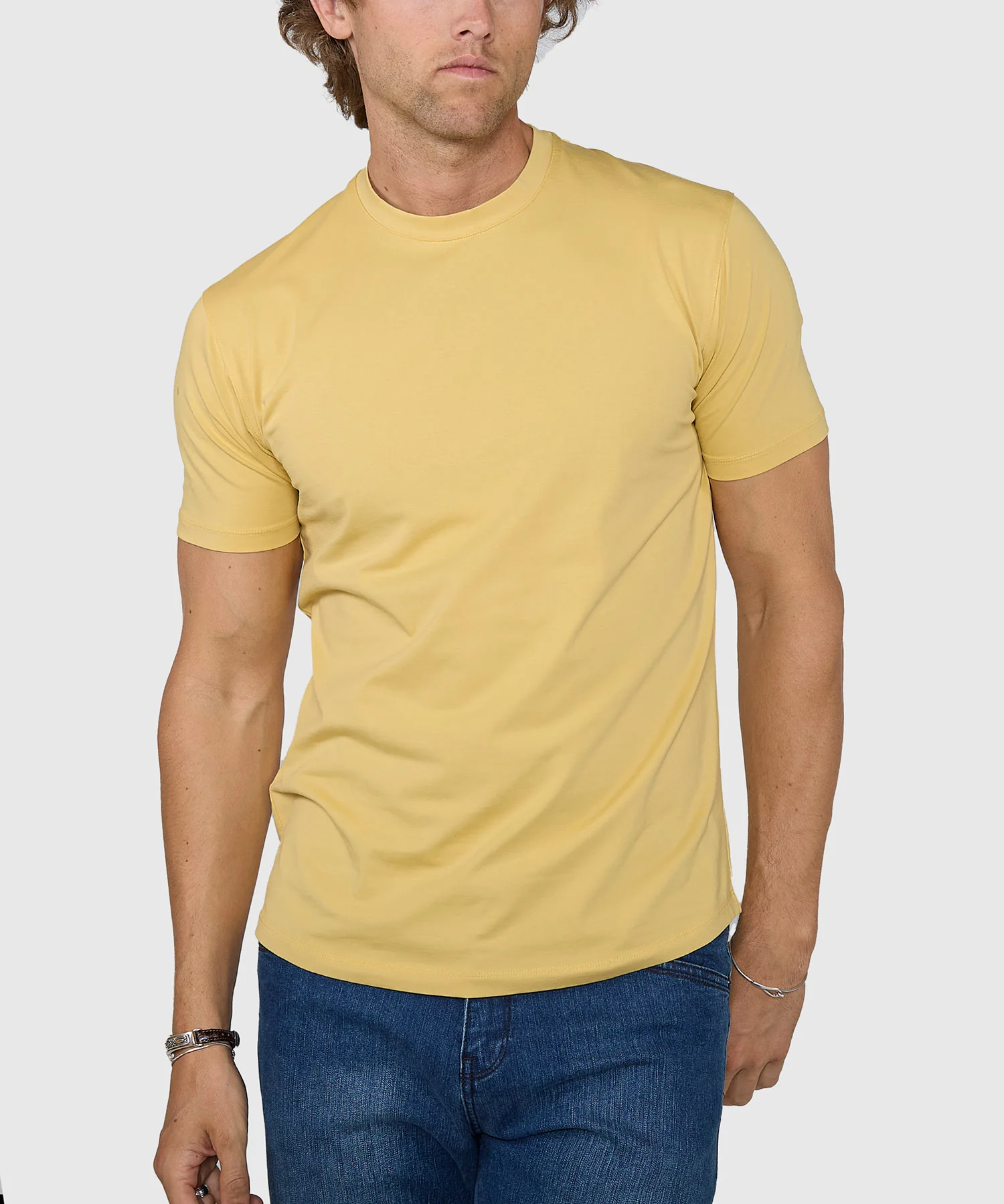 Westport No-Tuck Stretch Crew Tee Shirt - Image 28
