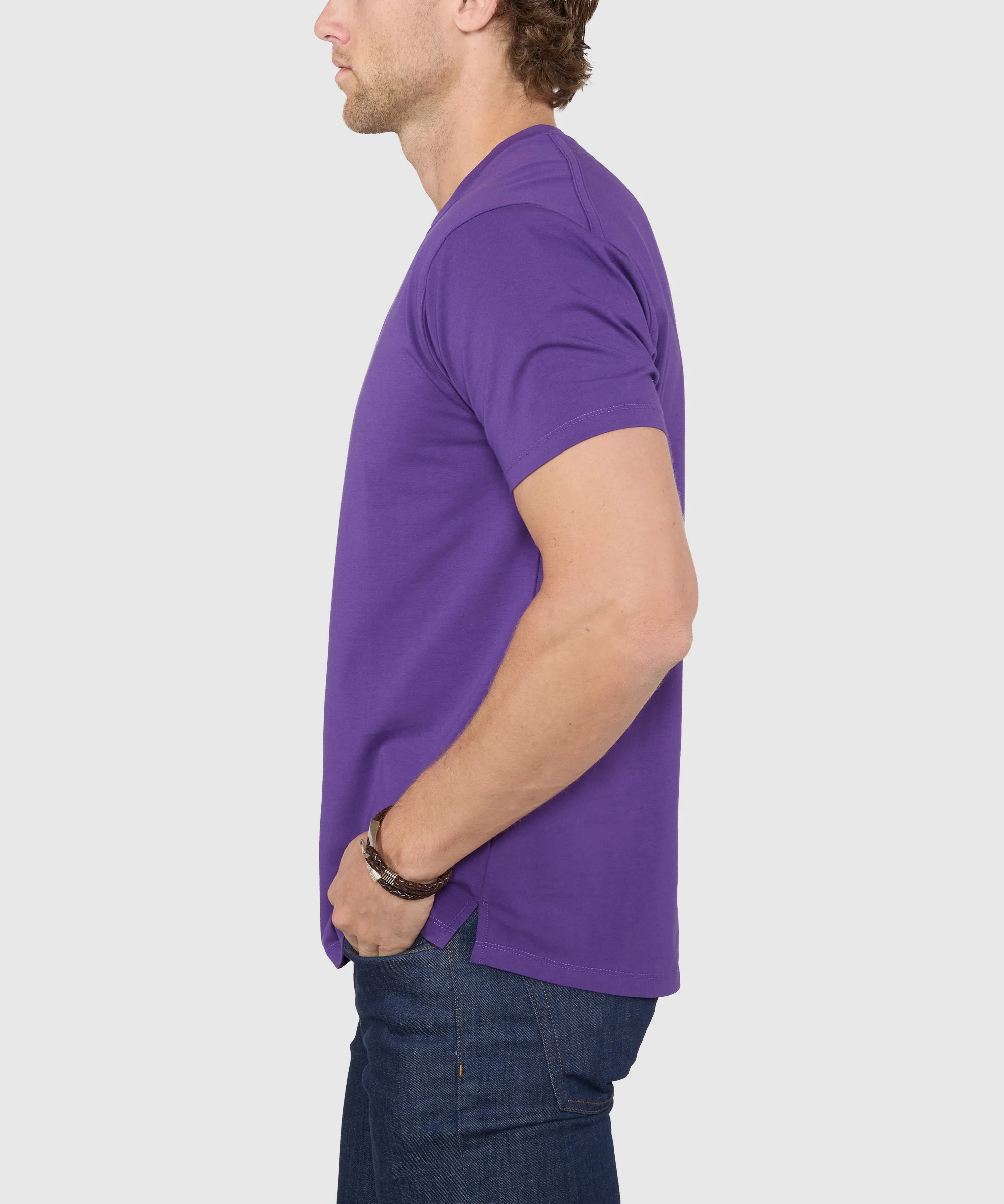 Westport No-Tuck Stretch Crew Tee Shirt - Image 31
