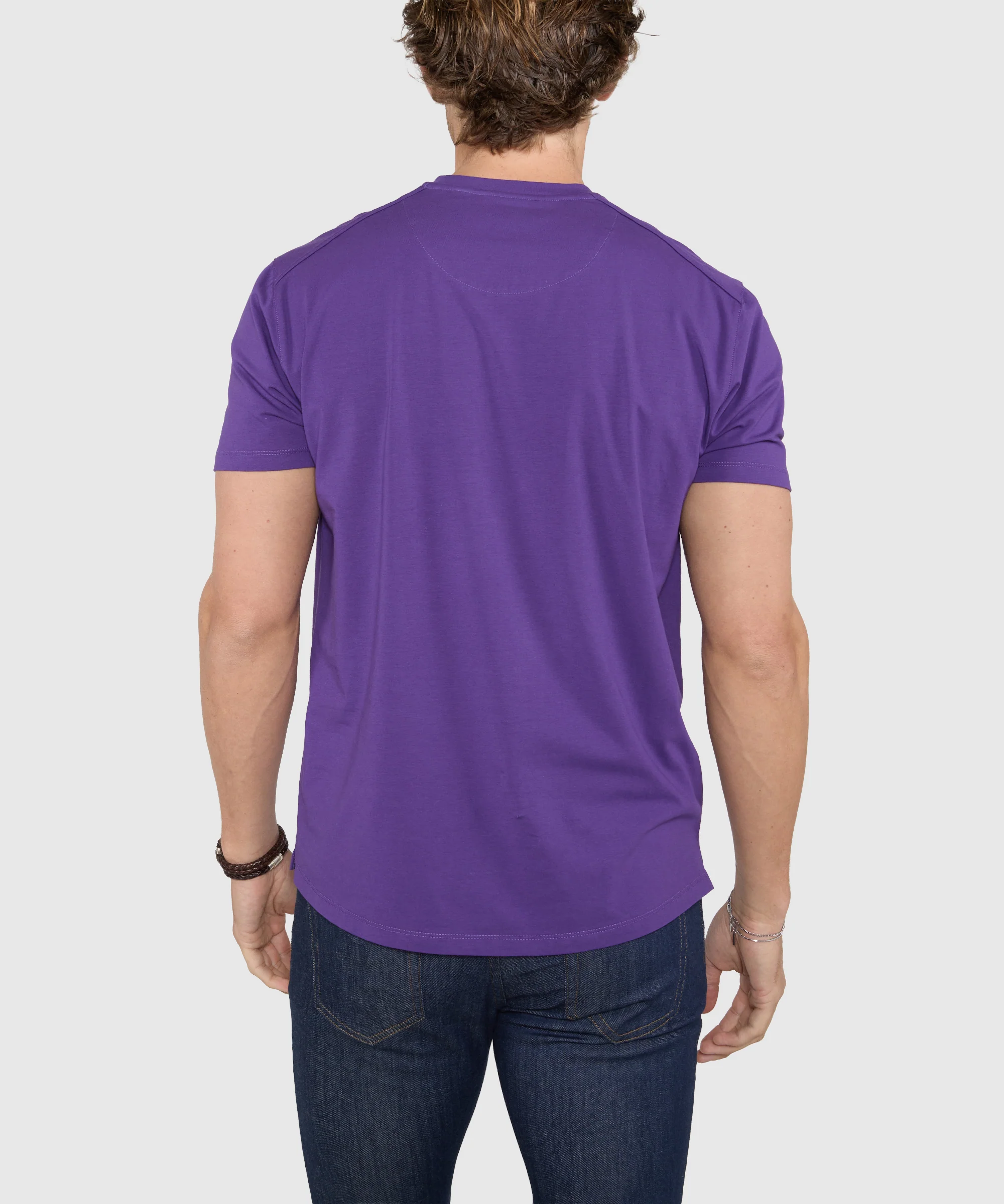Westport No-Tuck Stretch Crew Tee Shirt - Image 33