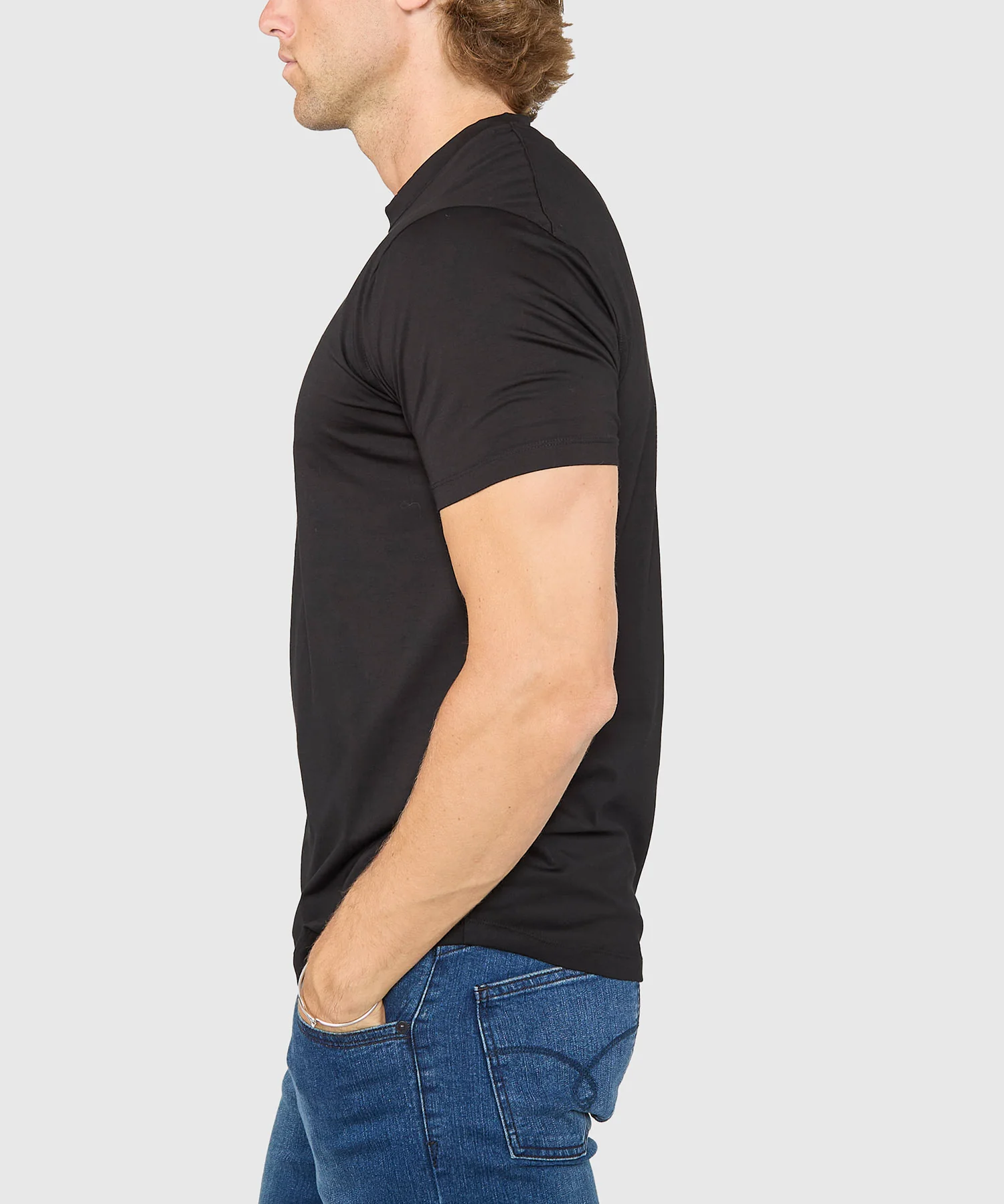 Westport No-Tuck Stretch Crew Tee Shirt - Image 5