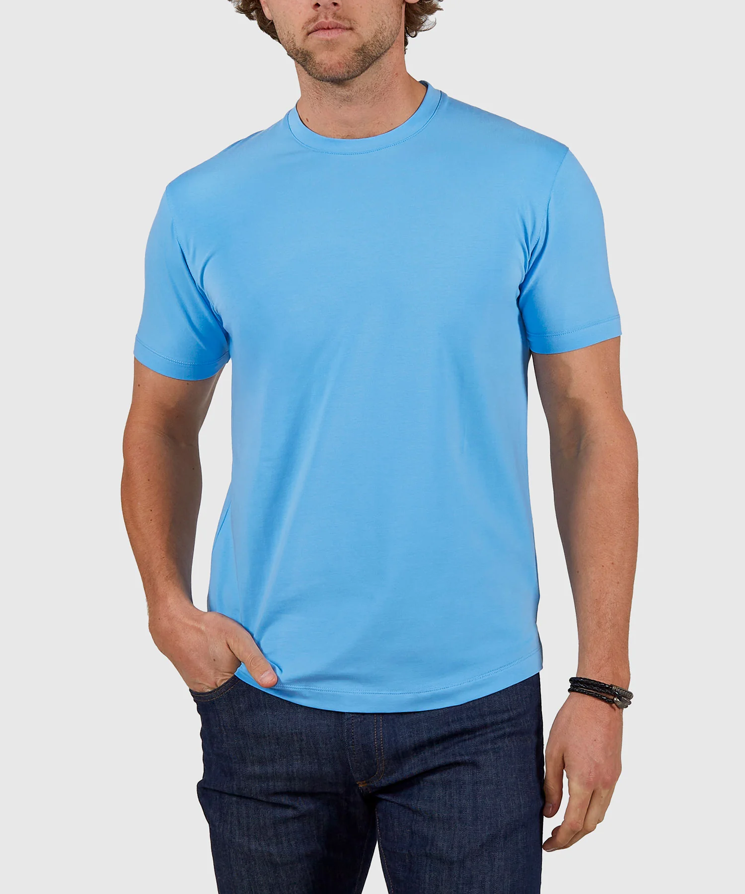 Westport No-Tuck Stretch Crew Tee Shirt - Image 13