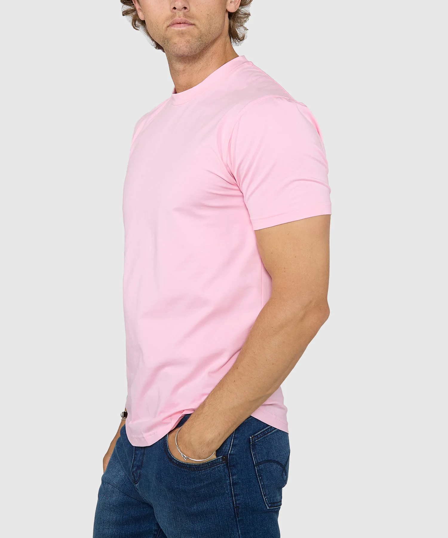 Westport No-Tuck Stretch Crew Tee Shirt - Image 18