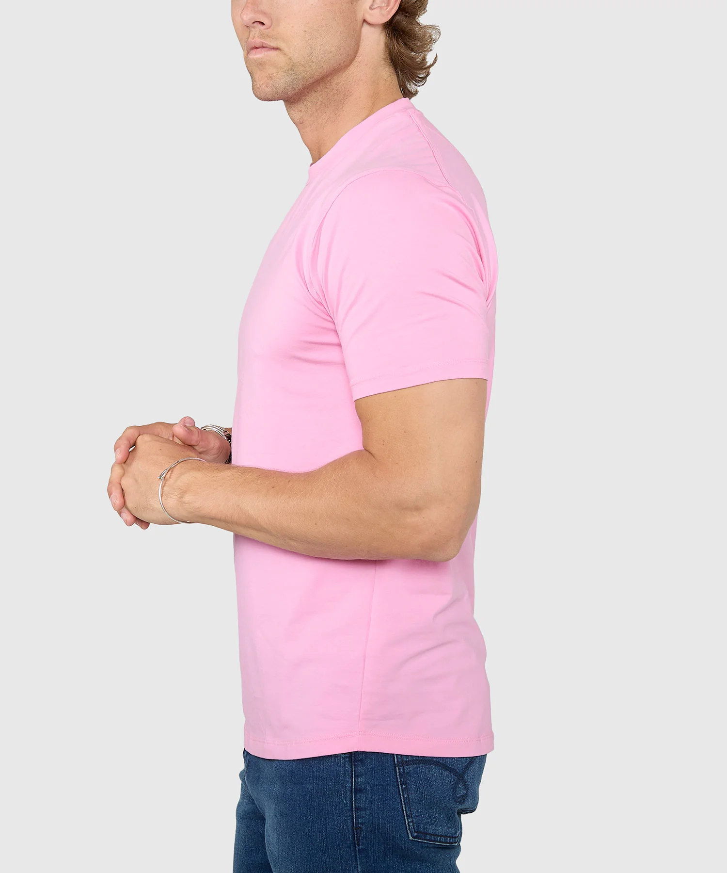 Westport No-Tuck Stretch Crew Tee Shirt - Image 22