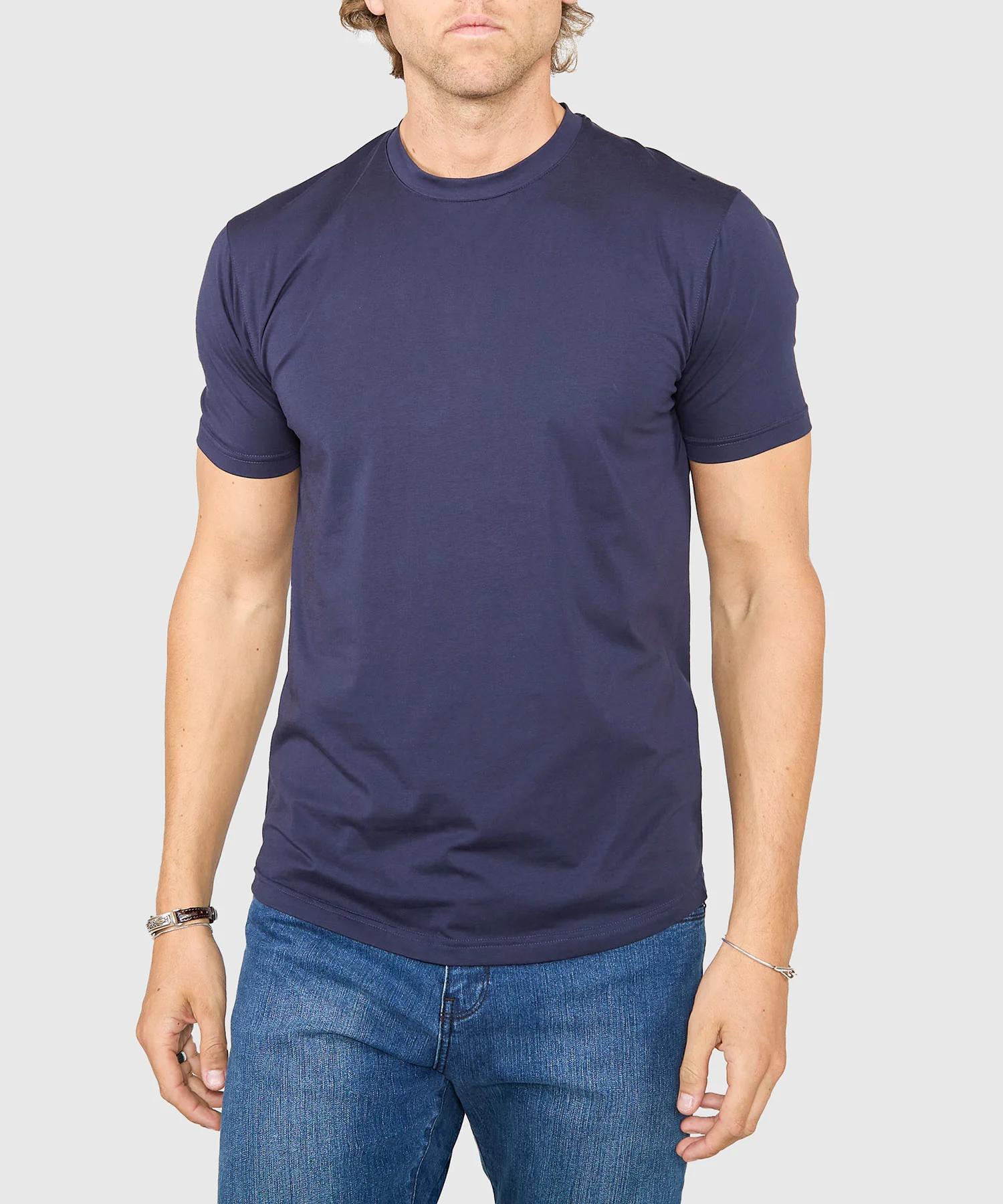 Westport No-Tuck Stretch Crew Tee Shirt - Image 6