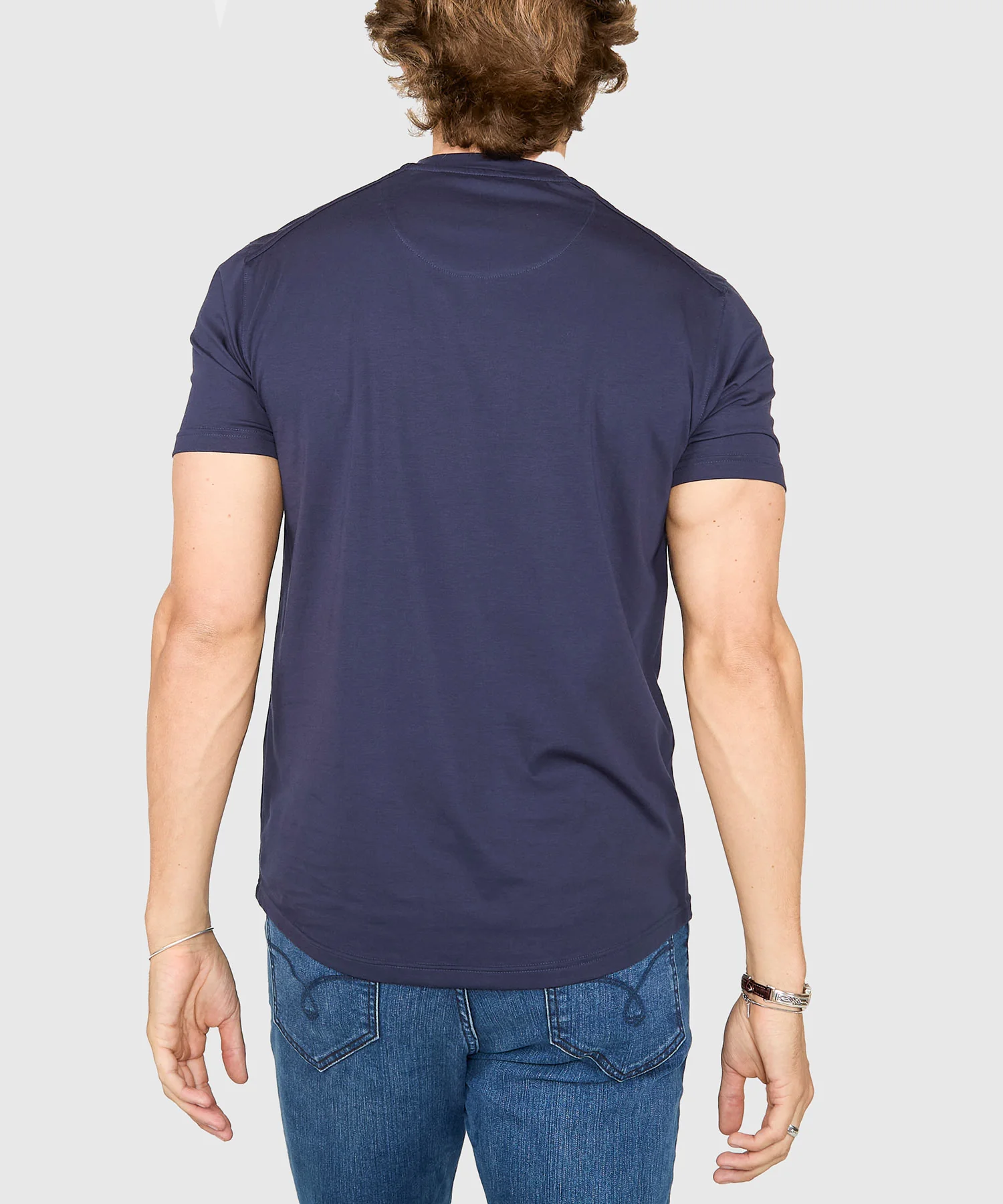 Westport No-Tuck Stretch Crew Tee Shirt - Image 7