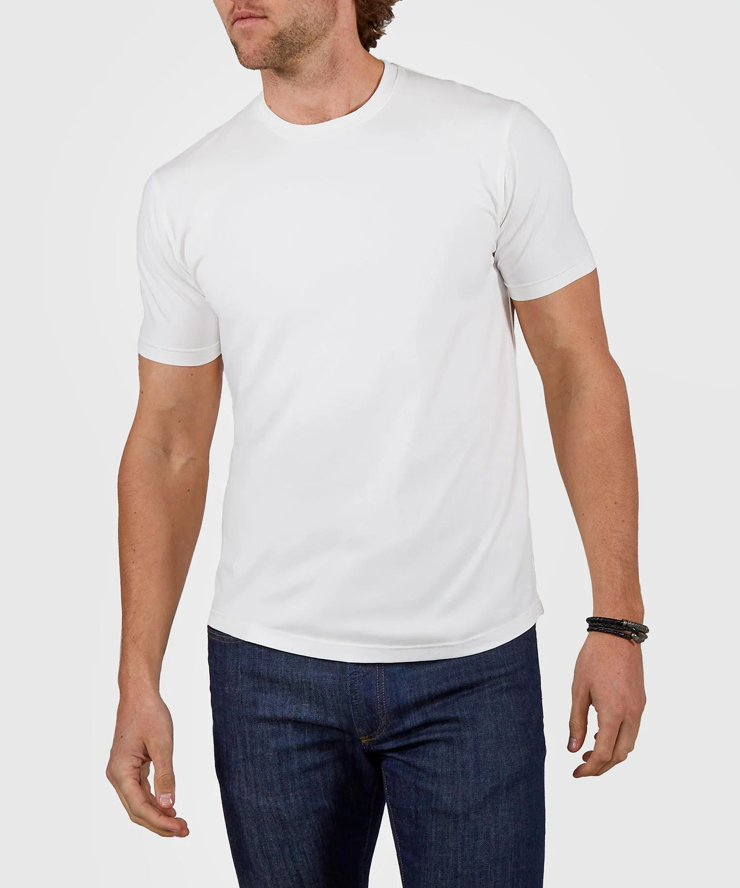 Westport No-Tuck Stretch Crew Tee Shirt - Image 9