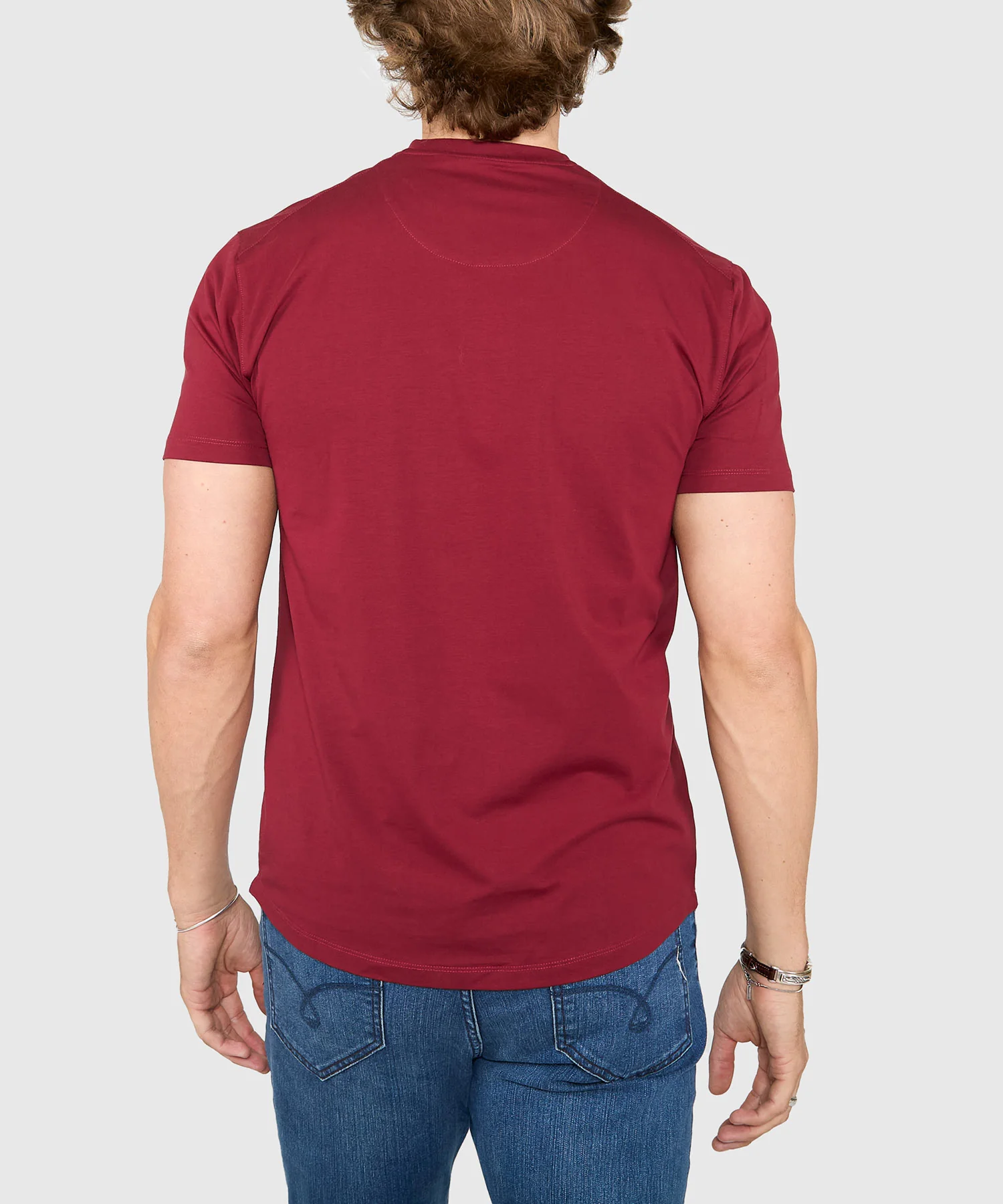 Westport No-Tuck Stretch V-neck Tee Shirt - Image 12