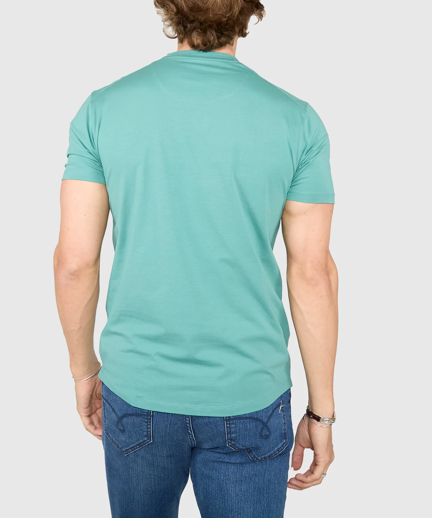 Westport No-Tuck Stretch V-neck Tee Shirt - Image 17