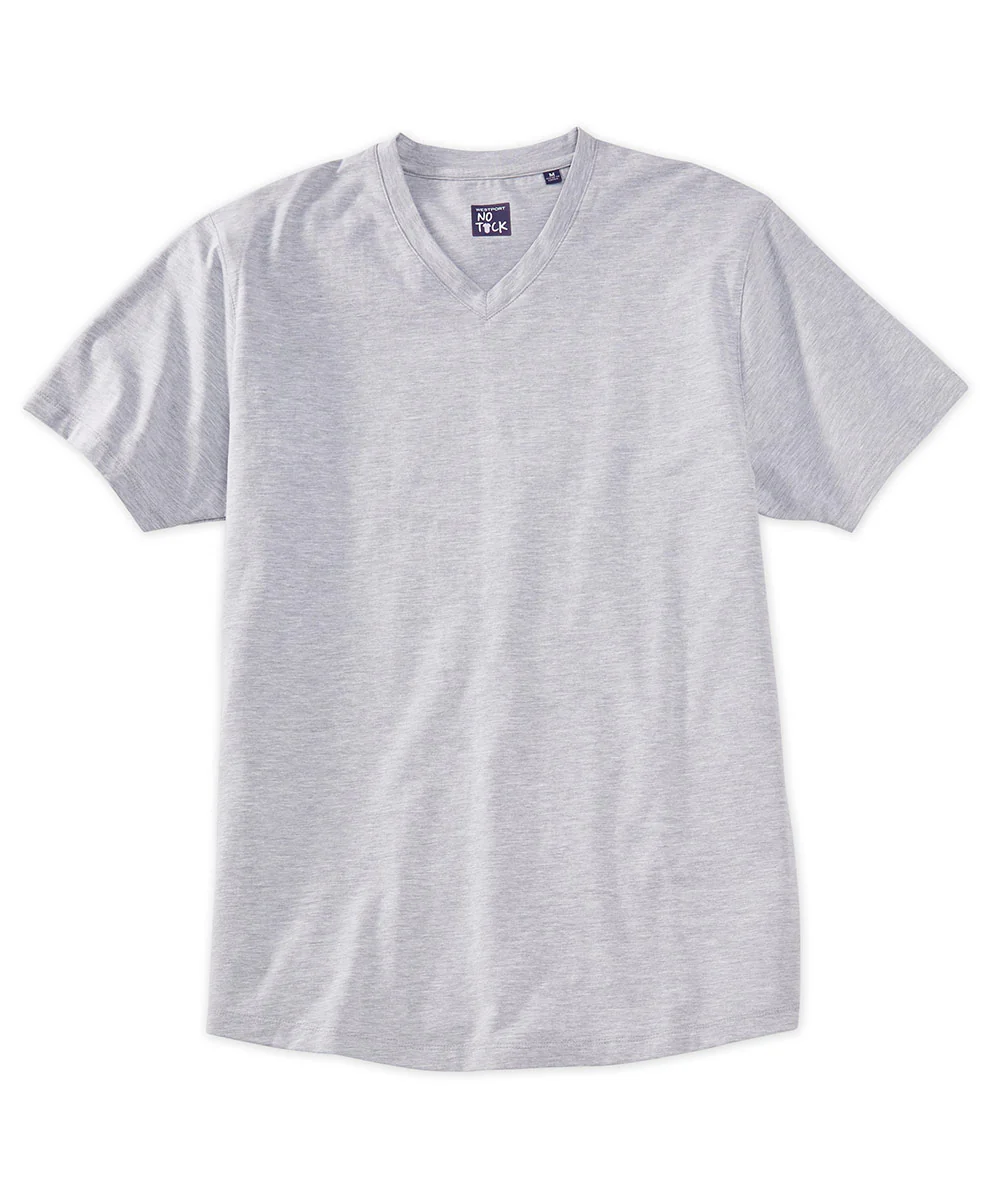 Westport No-Tuck Stretch V-neck Tee Shirt - Image 18