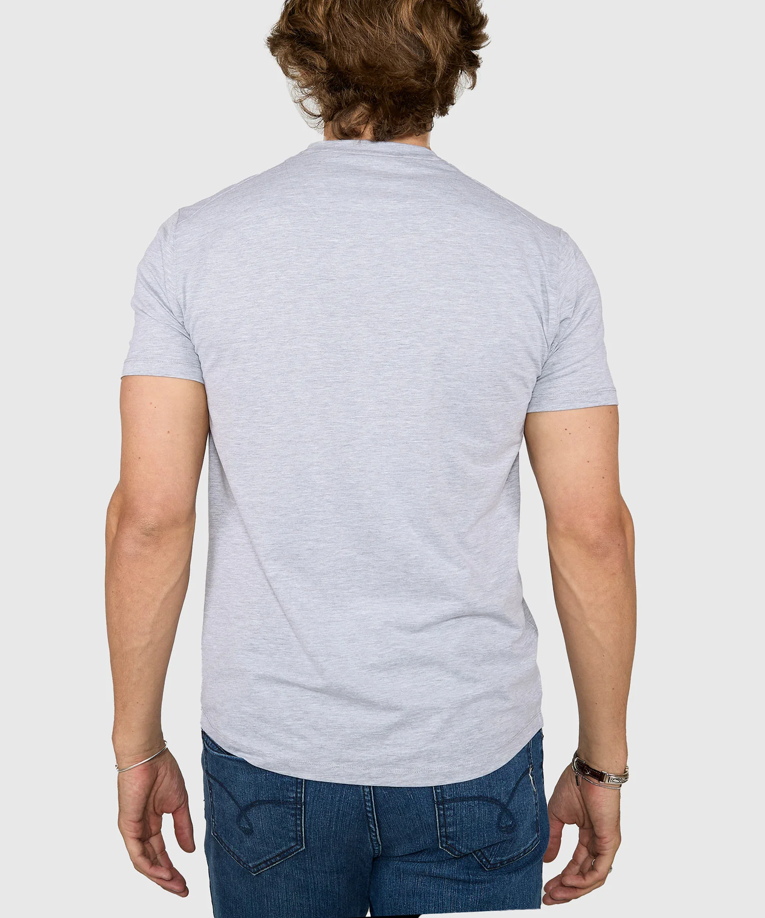 Westport No-Tuck Stretch V-neck Tee Shirt - Image 21
