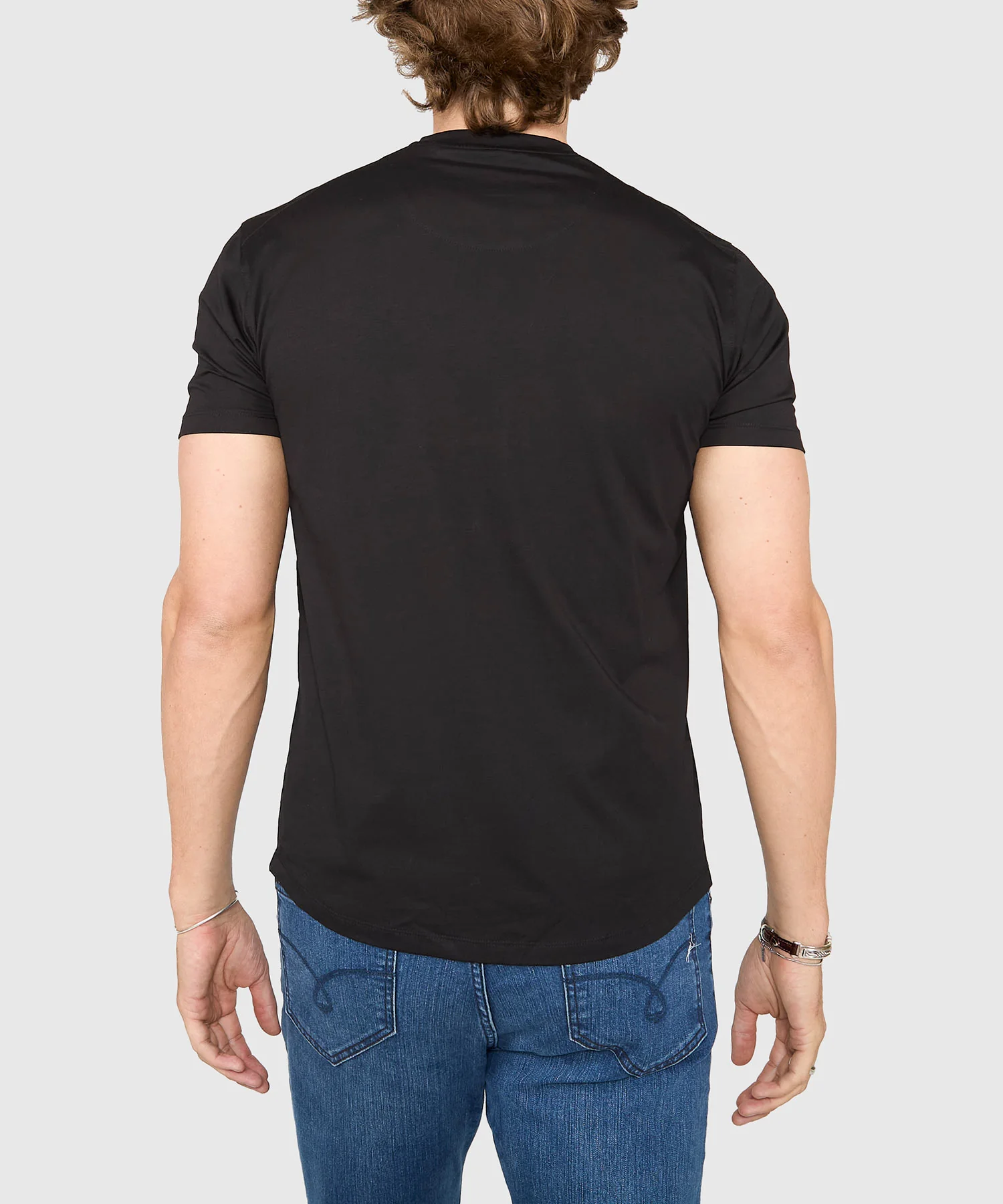 Westport No-Tuck Stretch V-neck Tee Shirt - Image 29