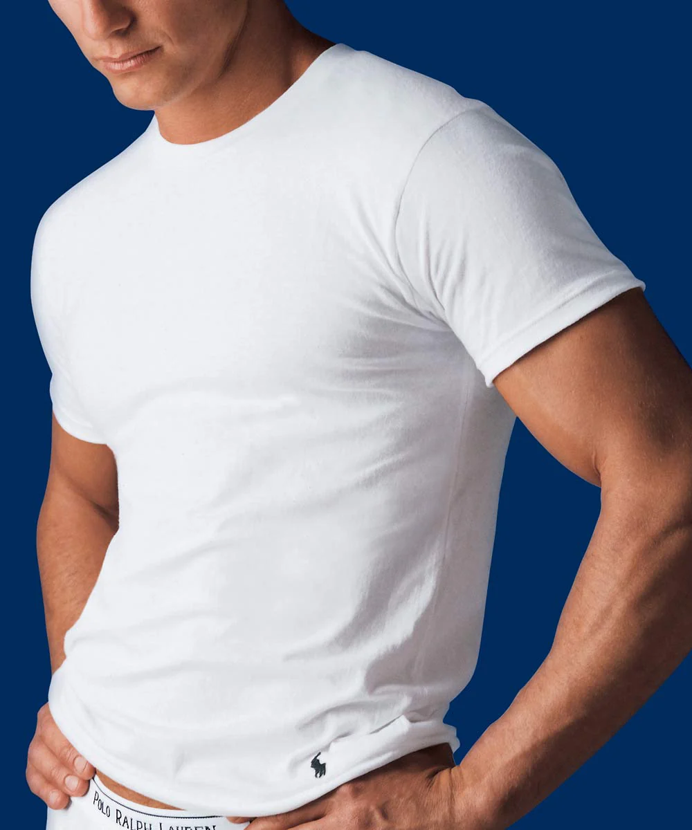 Polo Ralph Lauren Cotton Crewneck T-Shirt (3-Pack) - Image 2