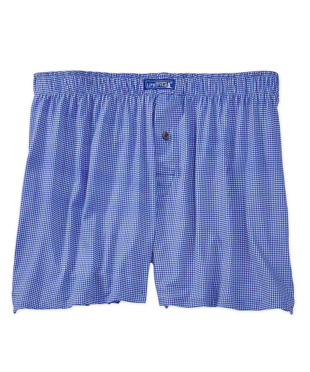 Westport Lifestyle Performance Stretch Gingham Boxer - Image 2