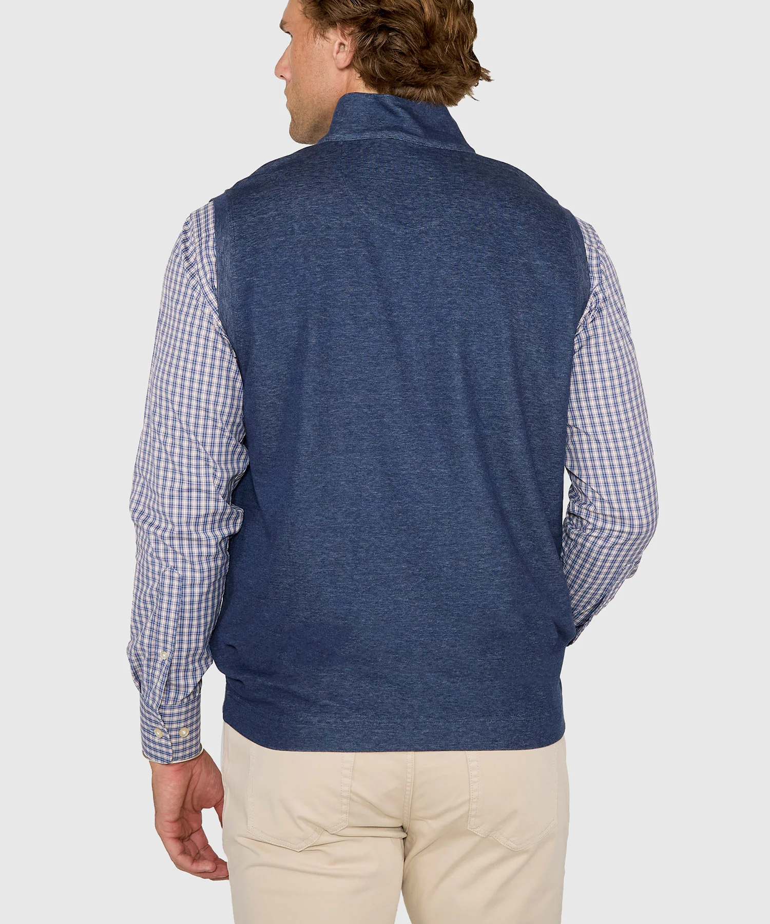 Westport Lifestyle Melange Quarter-Zip Vest - Image 9