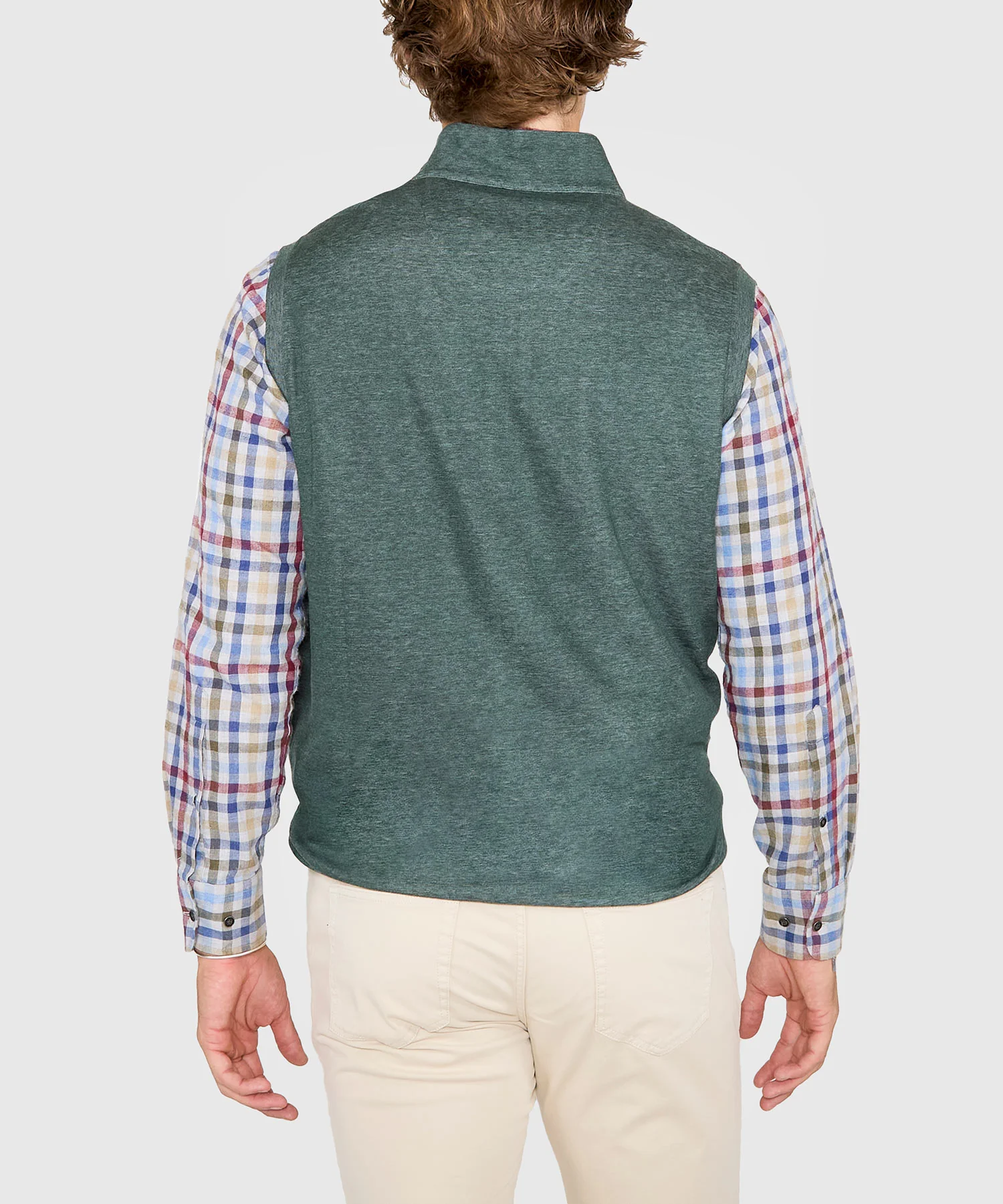 Westport Lifestyle Melange Quarter-Zip Vest - Image 11