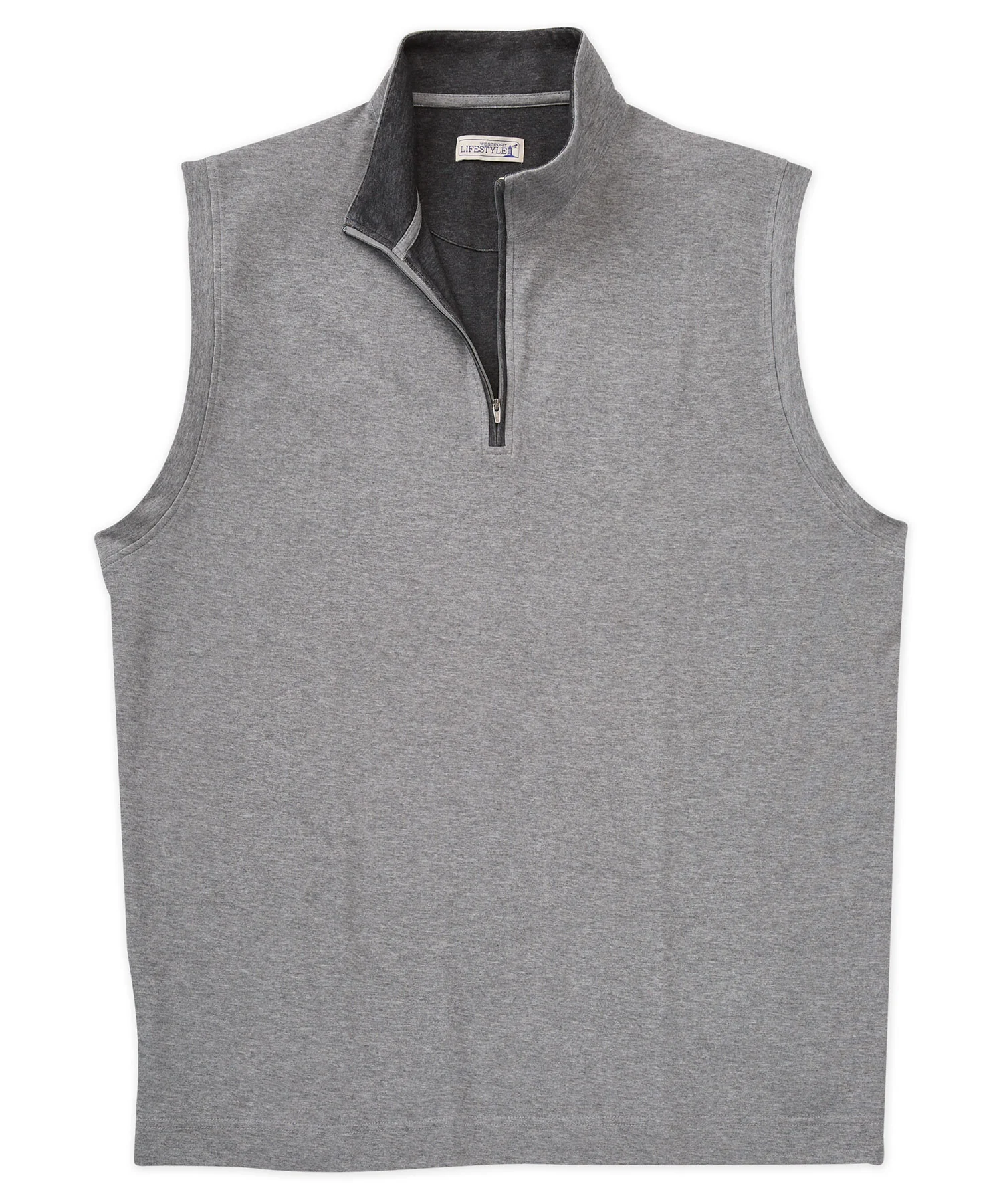 Westport Lifestyle Melange Quarter-Zip Vest - Image 12
