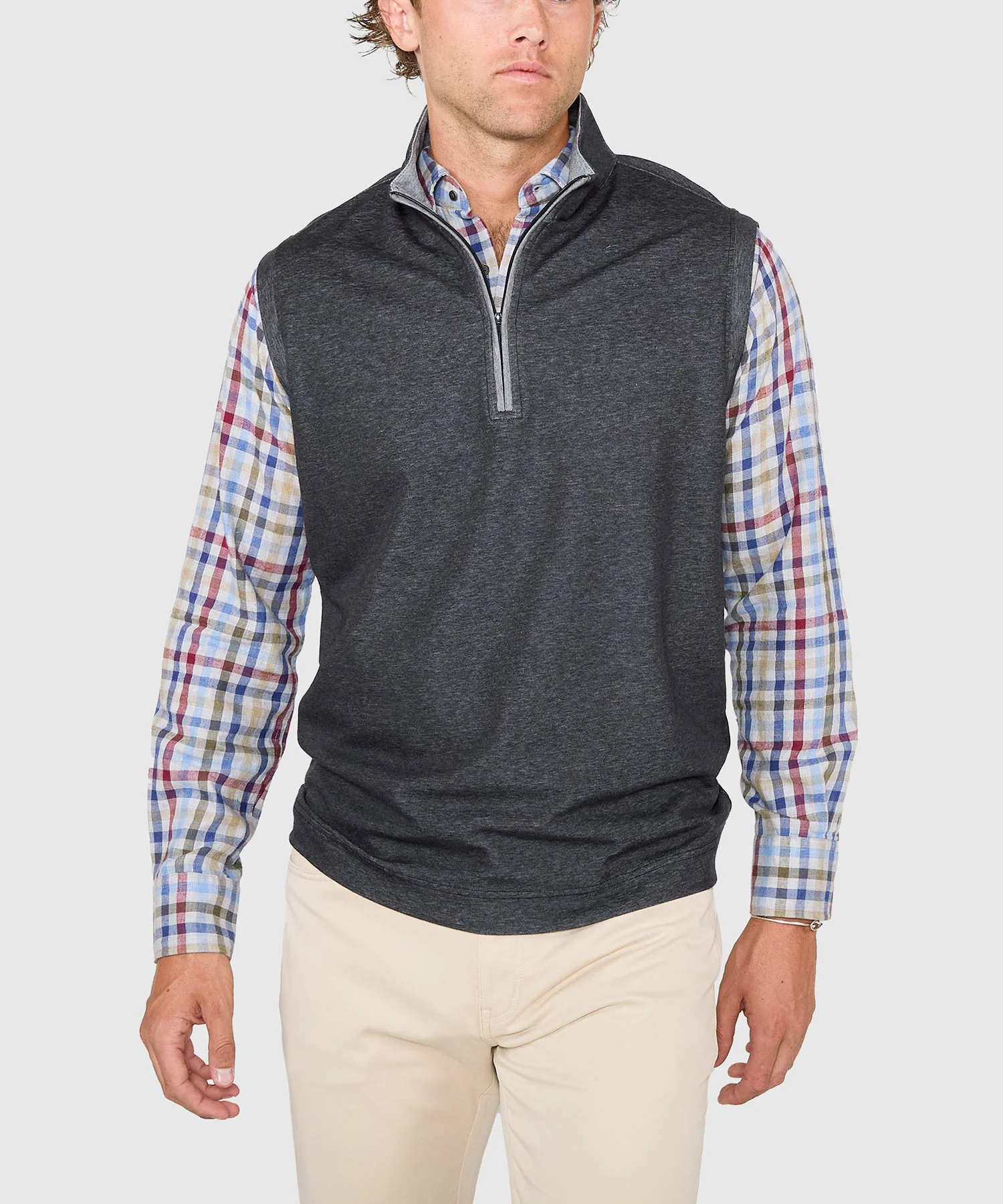 Westport Lifestyle Melange Quarter-Zip Vest - Image 17
