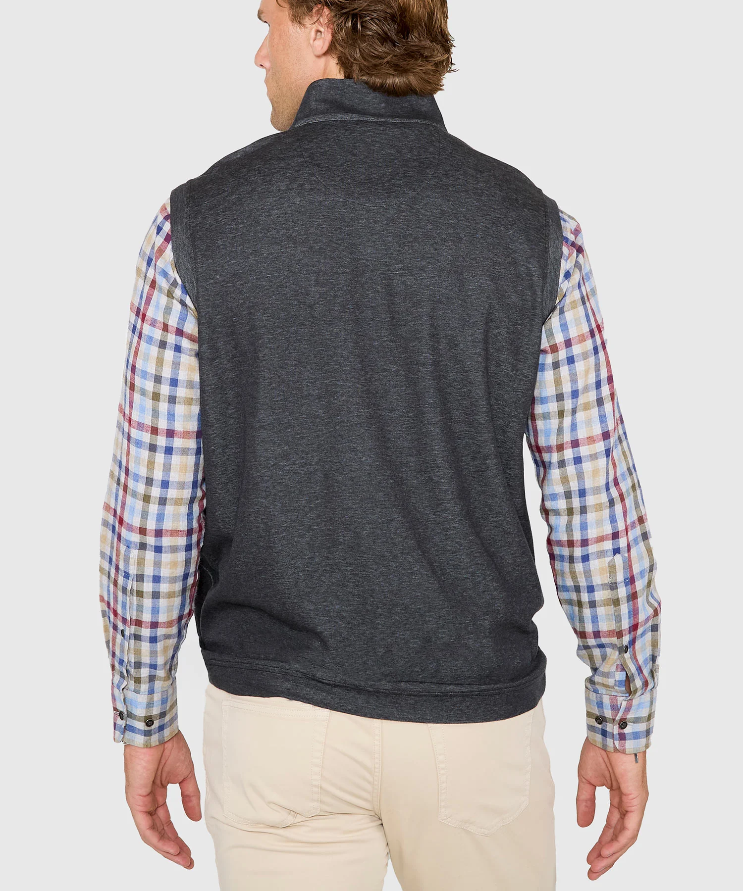 Westport Lifestyle Melange Quarter-Zip Vest - Image 19