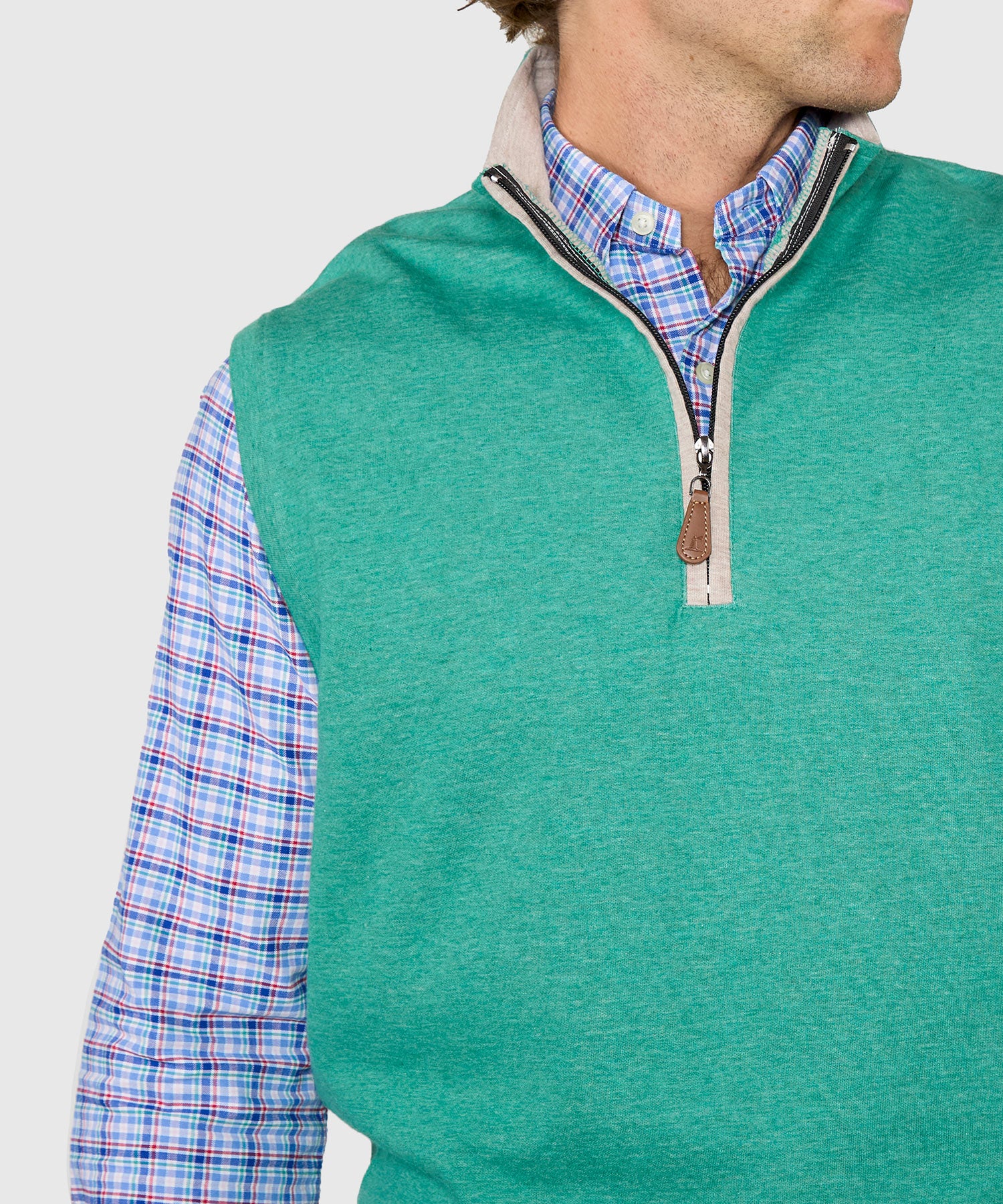 Westport Lifestyle Melange Quarter-Zip Vest - Image 22