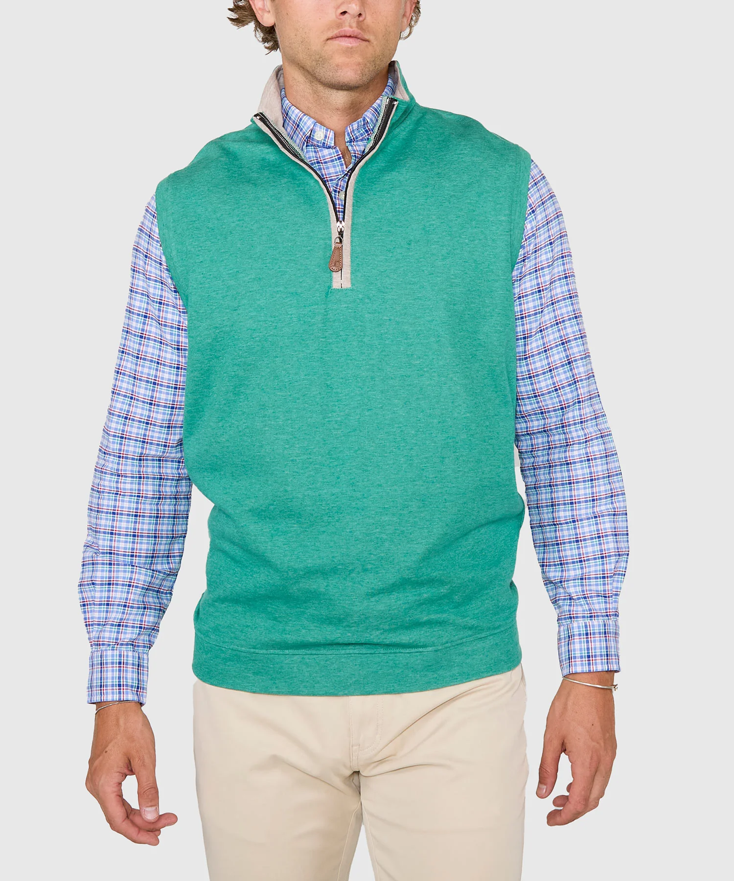 Westport Lifestyle Melange Quarter-Zip Vest - Image 23