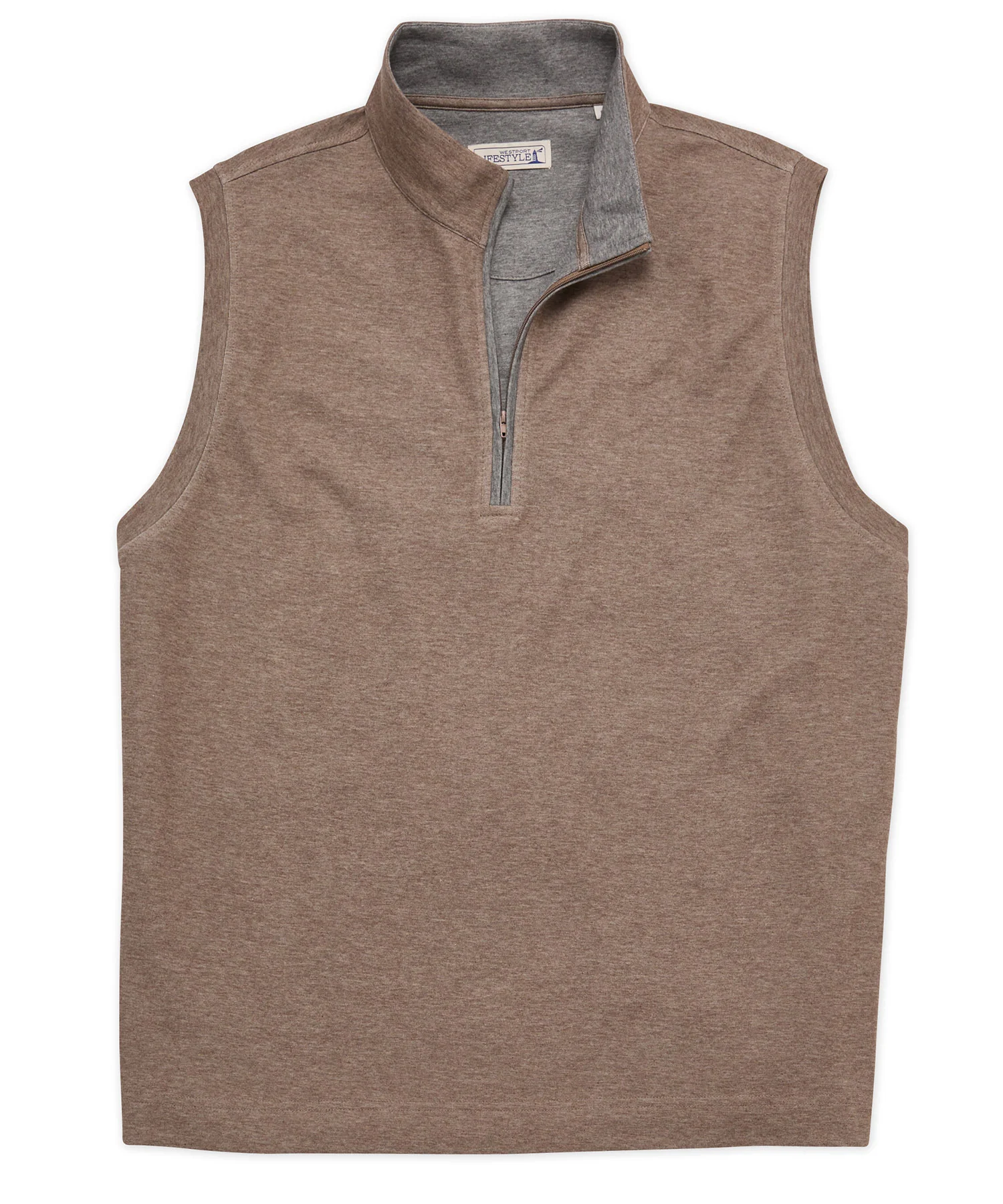 Westport Lifestyle Melange Quarter-Zip Vest - Image 25
