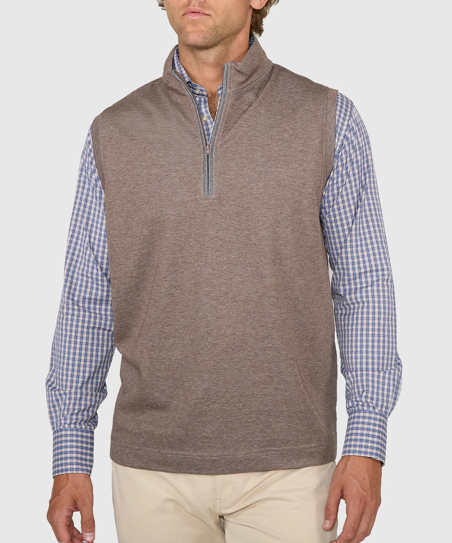 Westport Lifestyle Melange Quarter-Zip Vest - Image 27