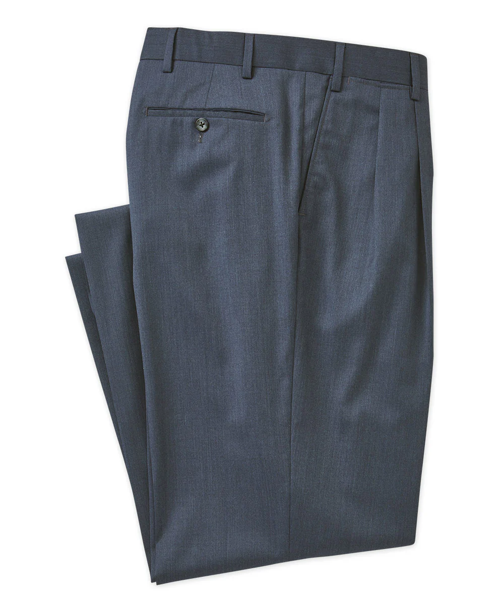 Westport Black Loro Piana Pleated Dress Pant - Image 6